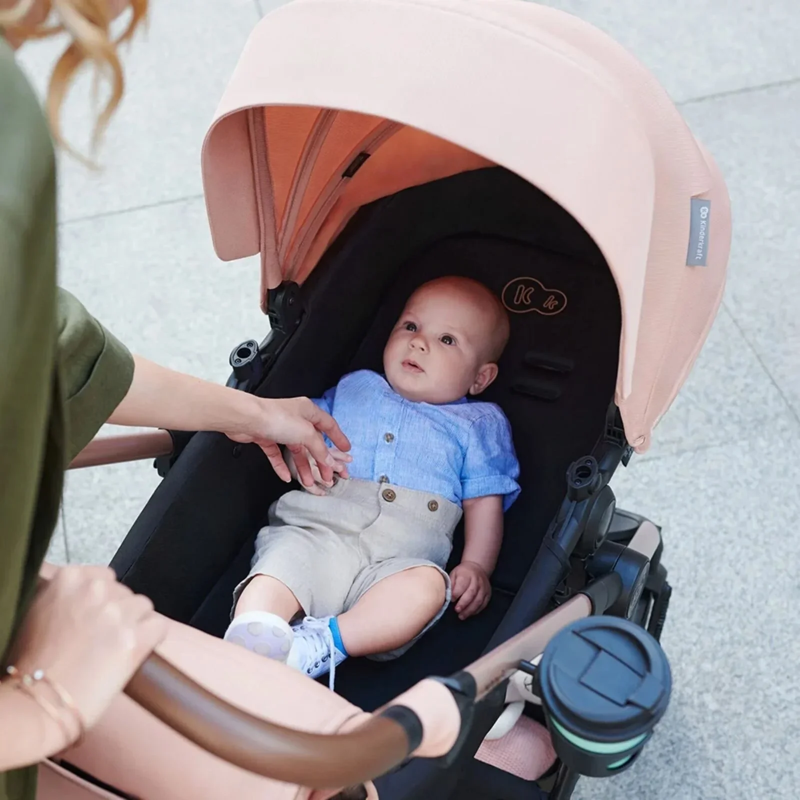 Kinderkraft Moov 2 3-in-1 Travel System - Grey - Image 18