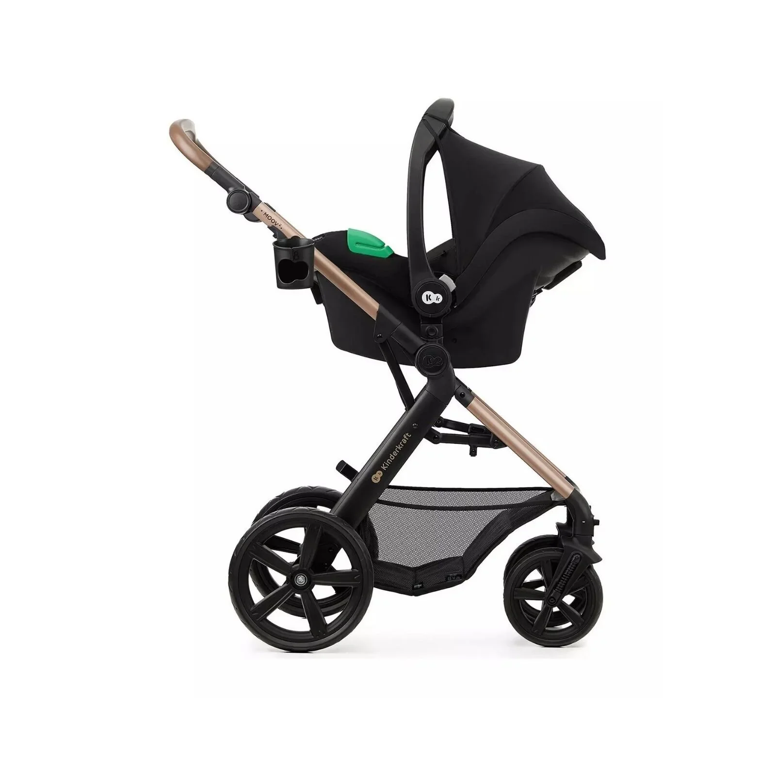 Kinderkraft Moov 2 3-in-1 Travel System - Beige - Image 3