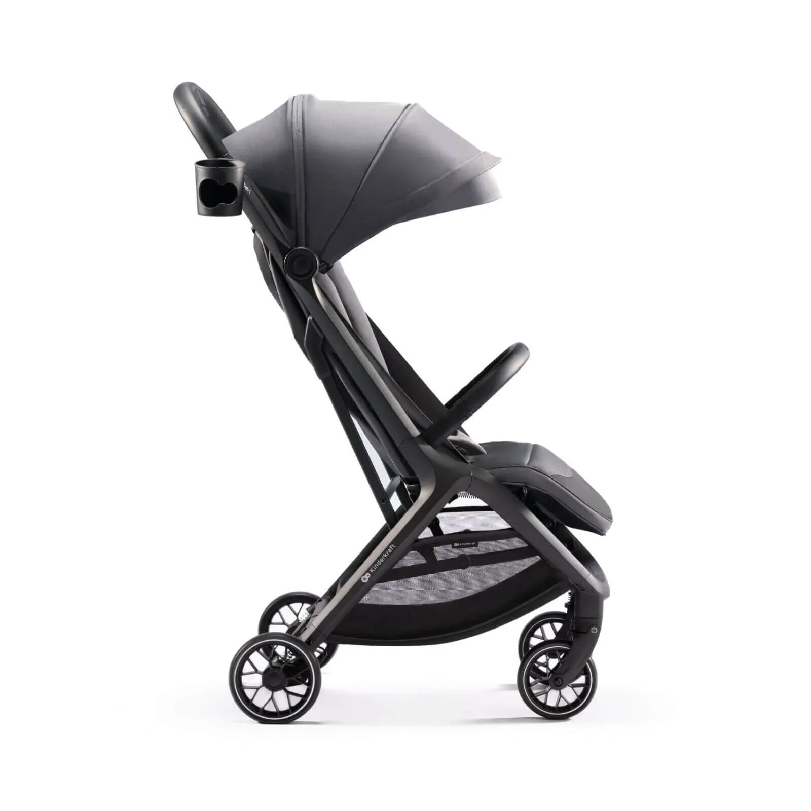 Kinderkraft Nubi 2 Auto-Folding Pushchair - Cloudy Grey - Image 2