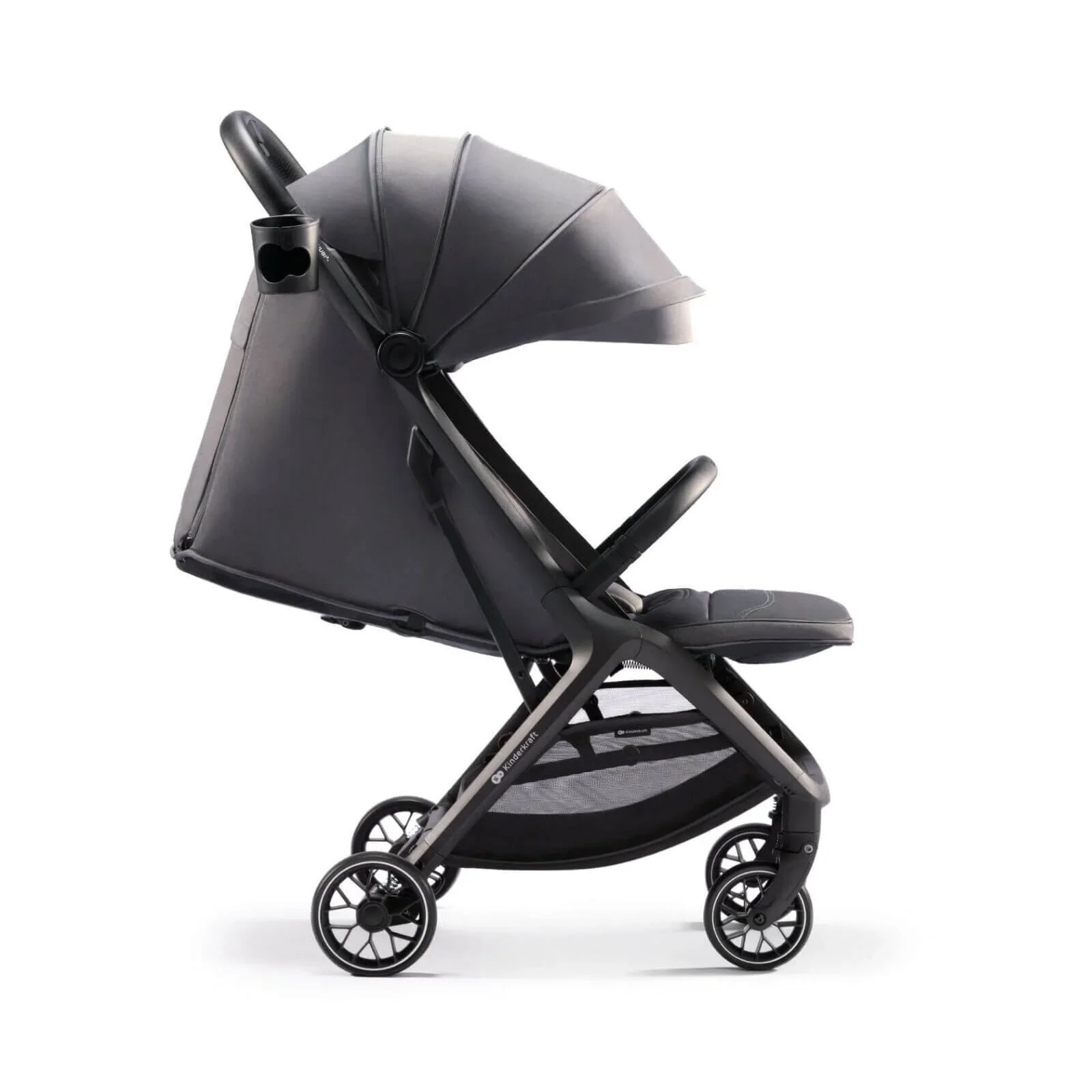 Kinderkraft Nubi 2 Auto-Folding Pushchair - Cloudy Grey - Image 3