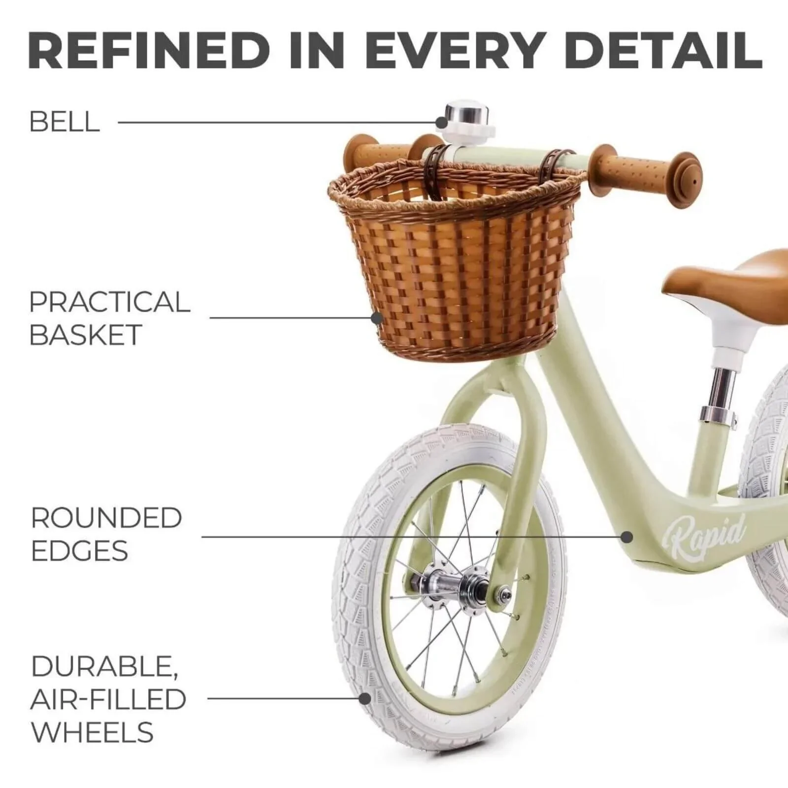 Kinderkraft Rapid 2 Balance Bike - Image 6