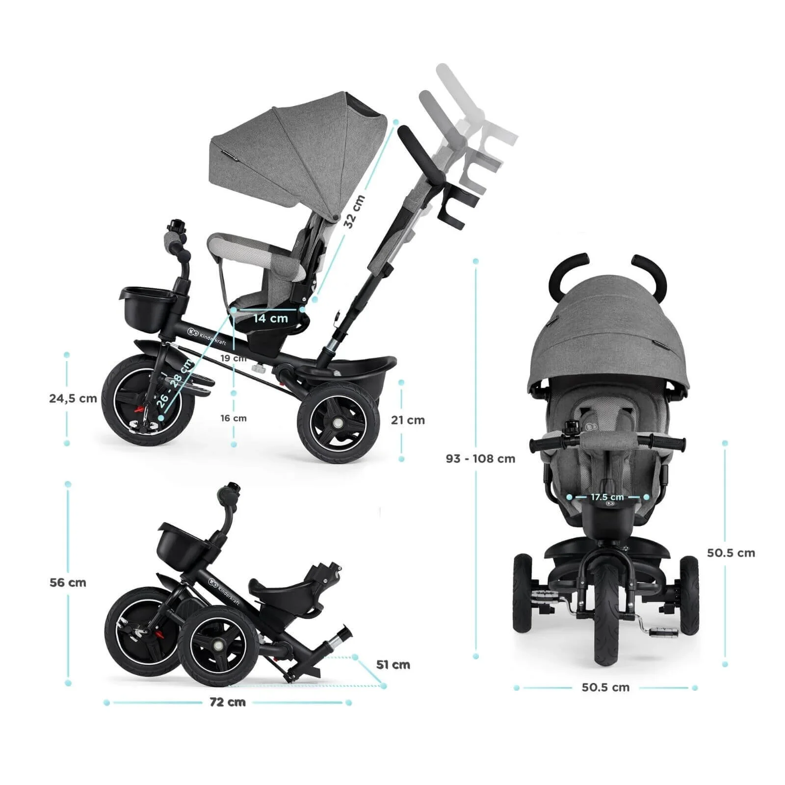 Kinderkraft Spinstep Tricycle - Image 12