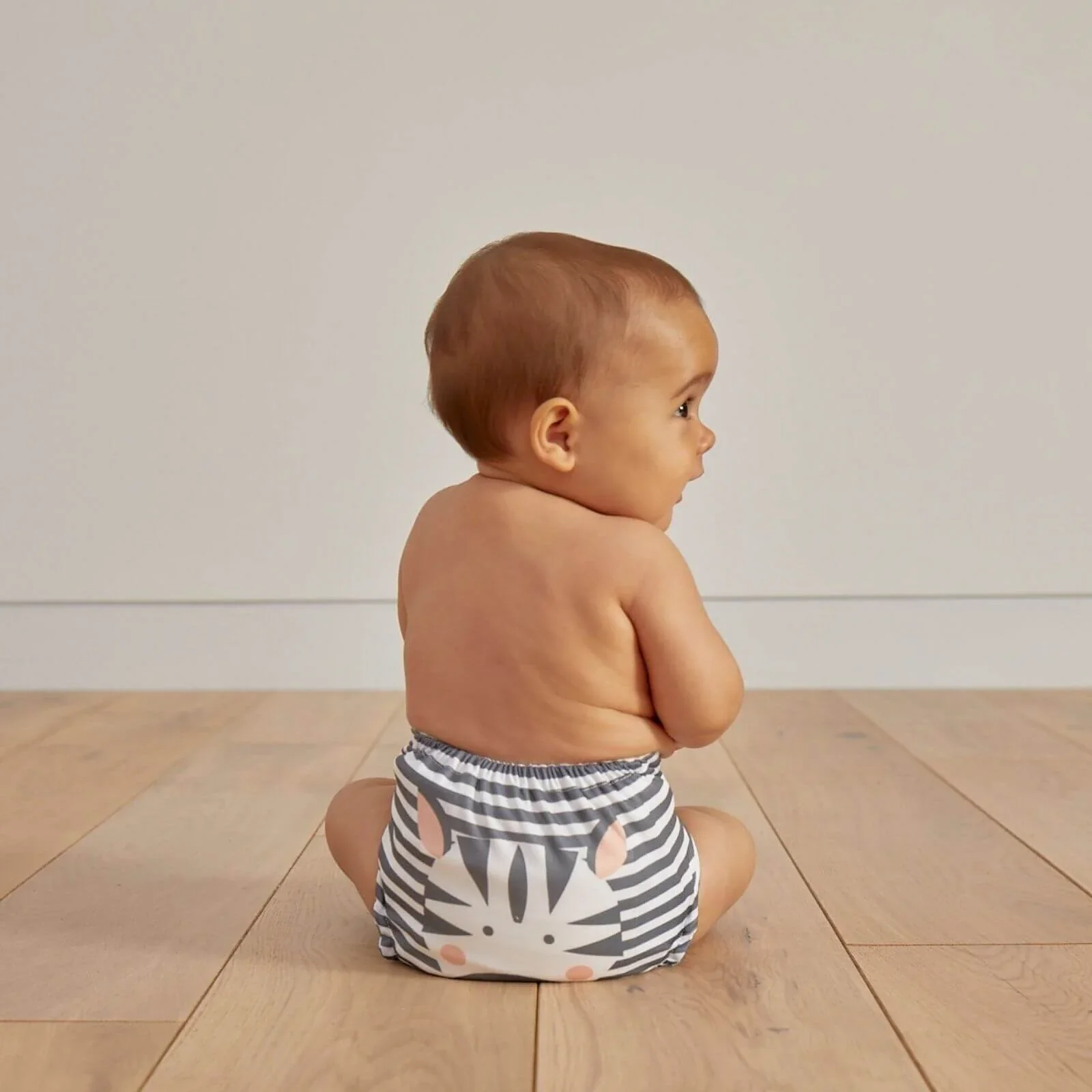 Kit & Kin Reusable Nappy - Zebra - Image 3