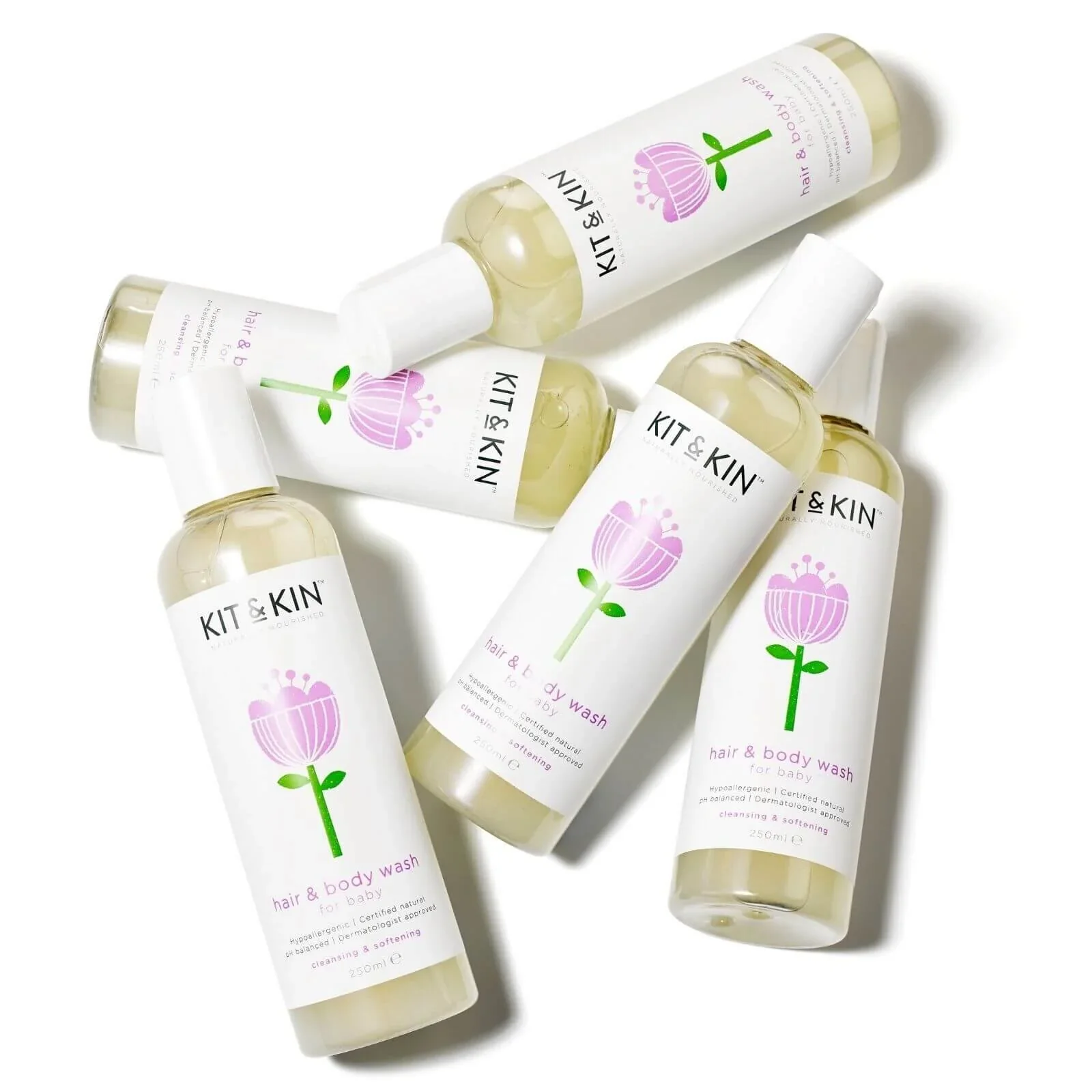 Kit & Kin Shampoo & Body Wash 250ml - Image 4