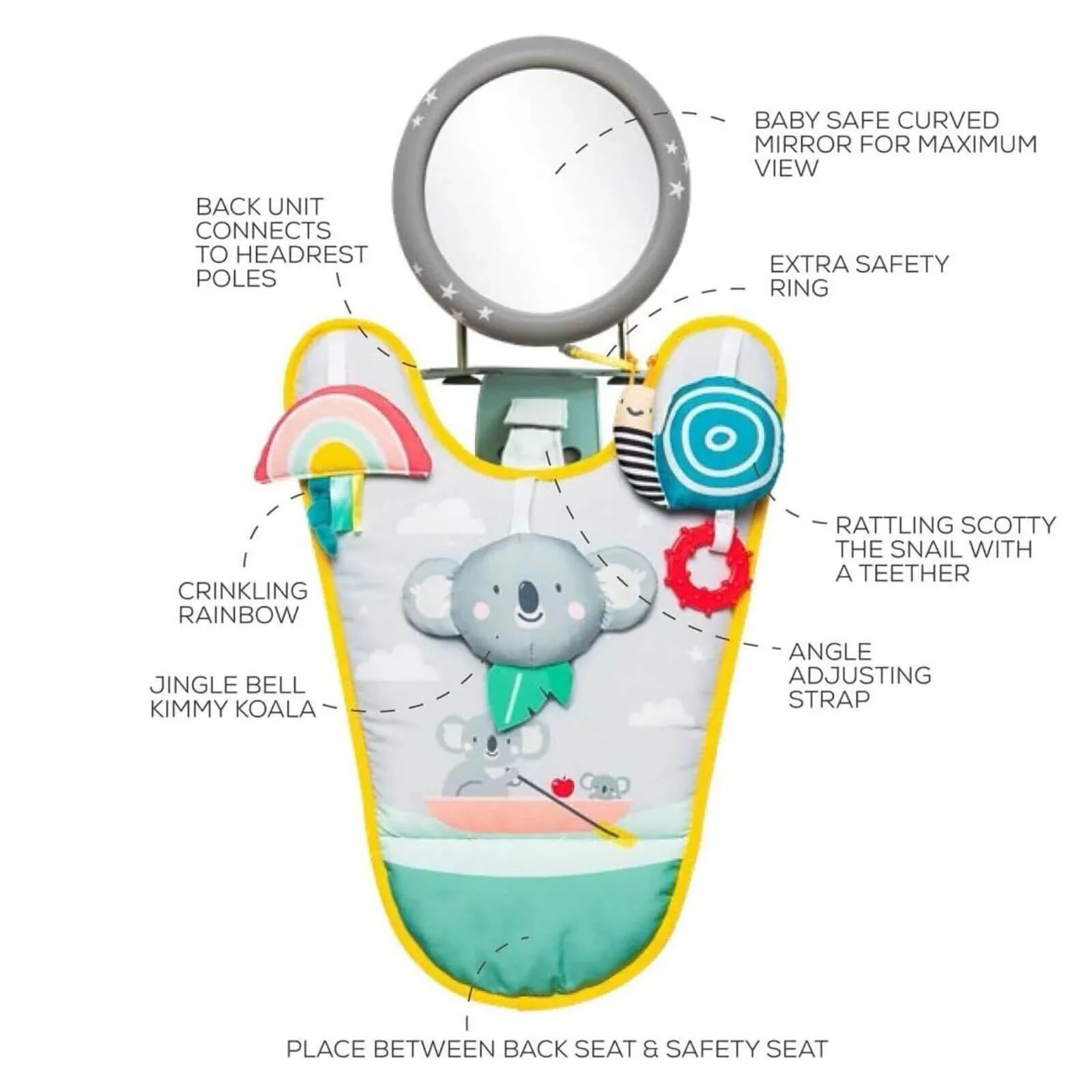 Taf Toys Koala In Car Play Center - Image 2