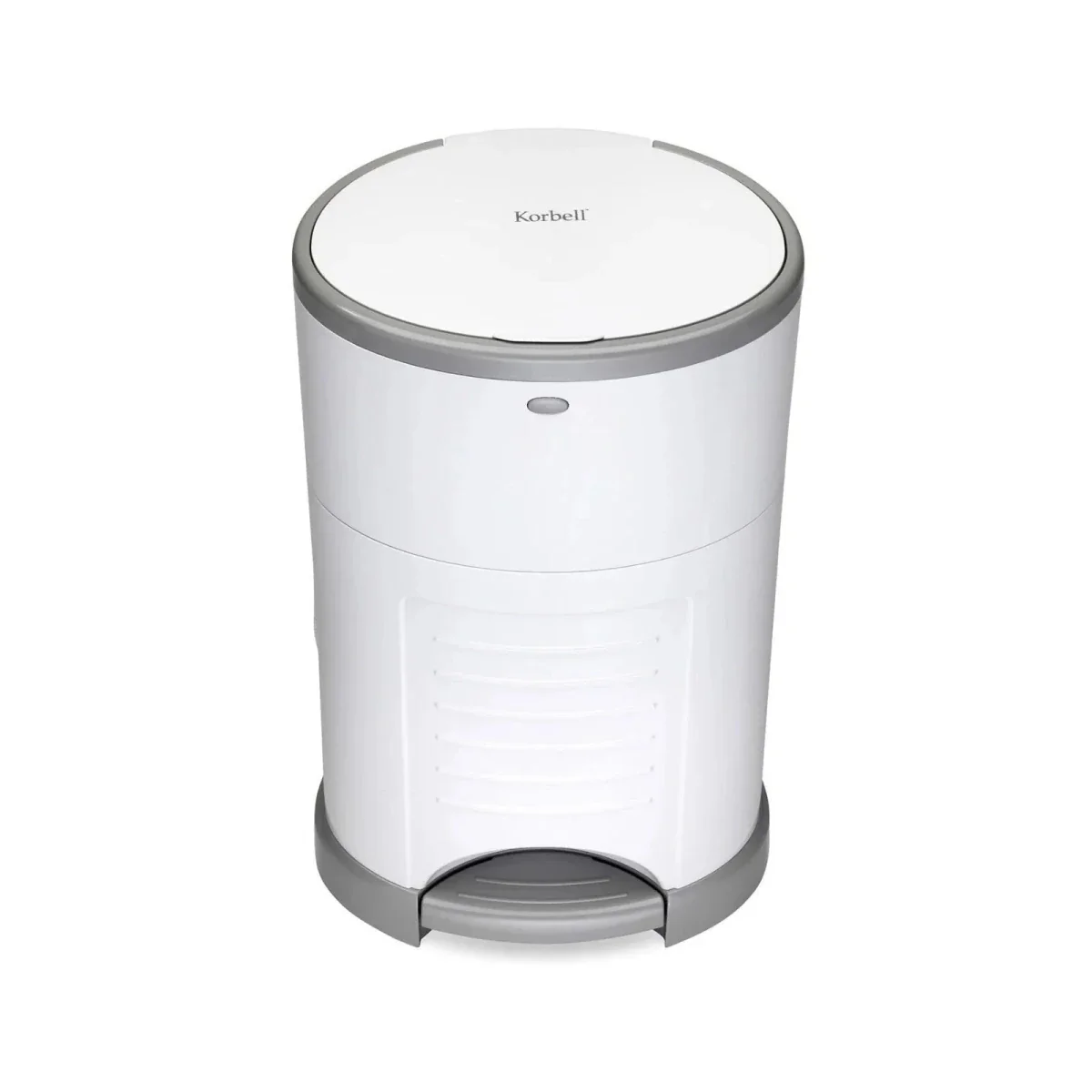 Korbell Nappy Bin - White - Image 3