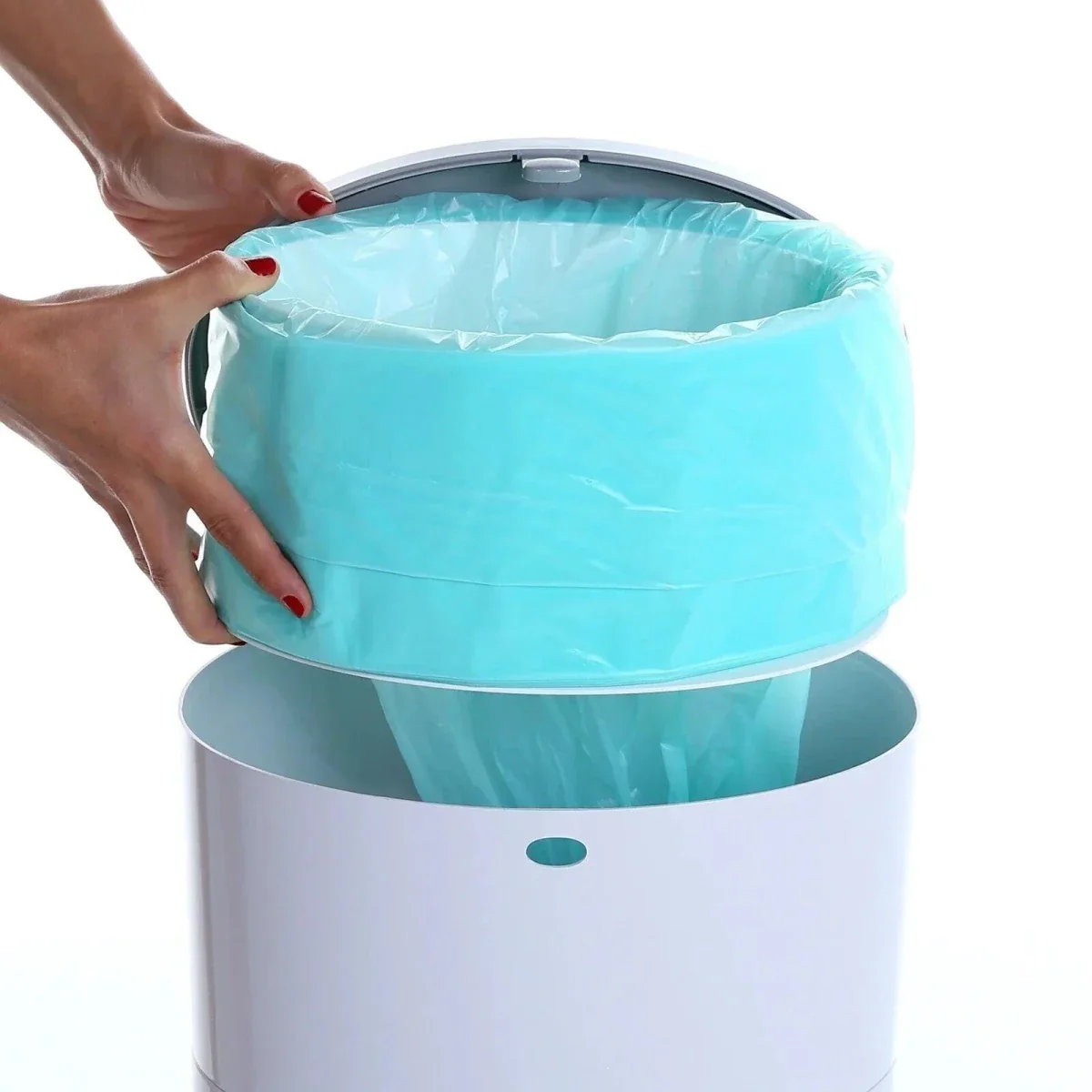 Korbell Nappy Bin - White - Image 8
