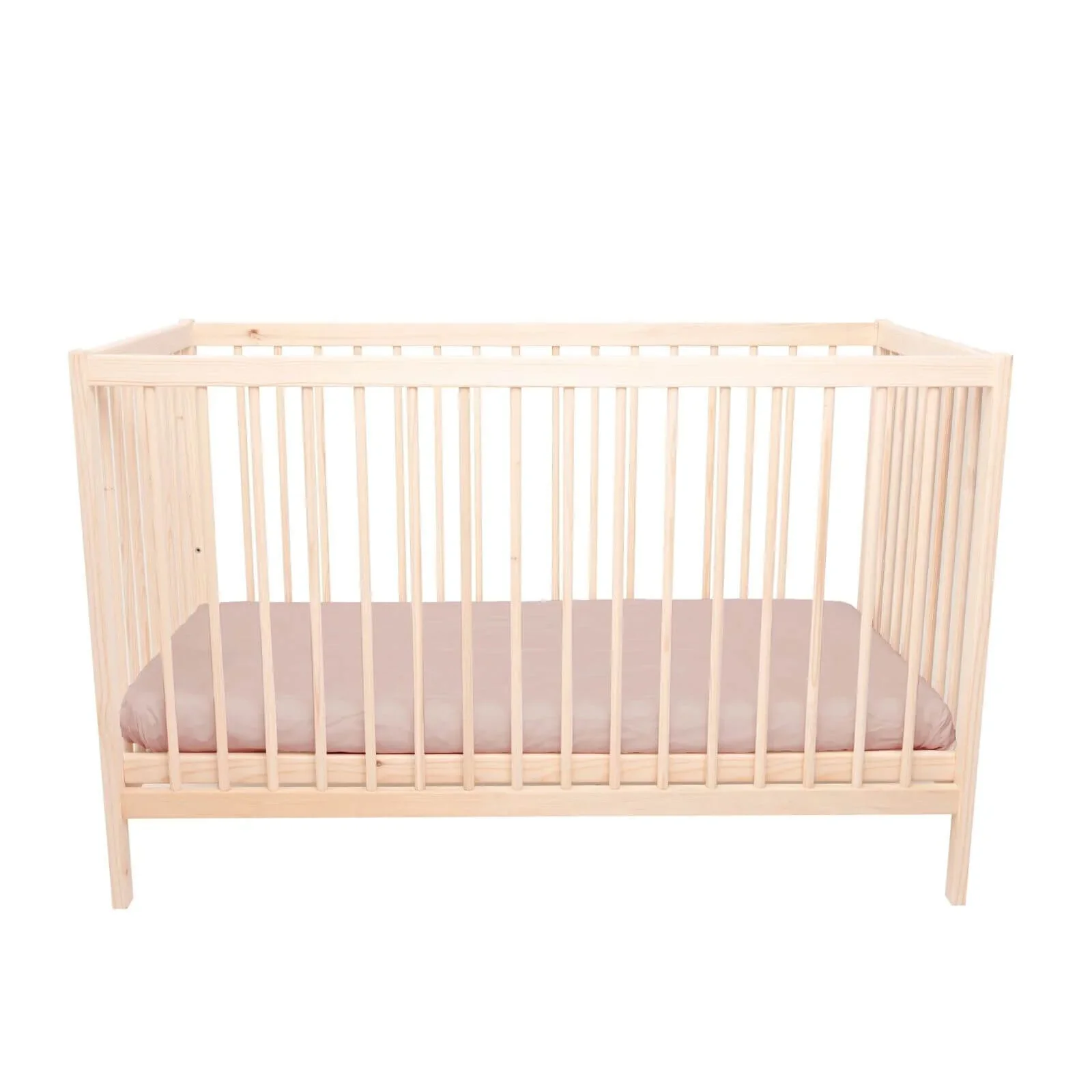 Kukka Natural Wood 2-Level Cot 70x140 - Image 5
