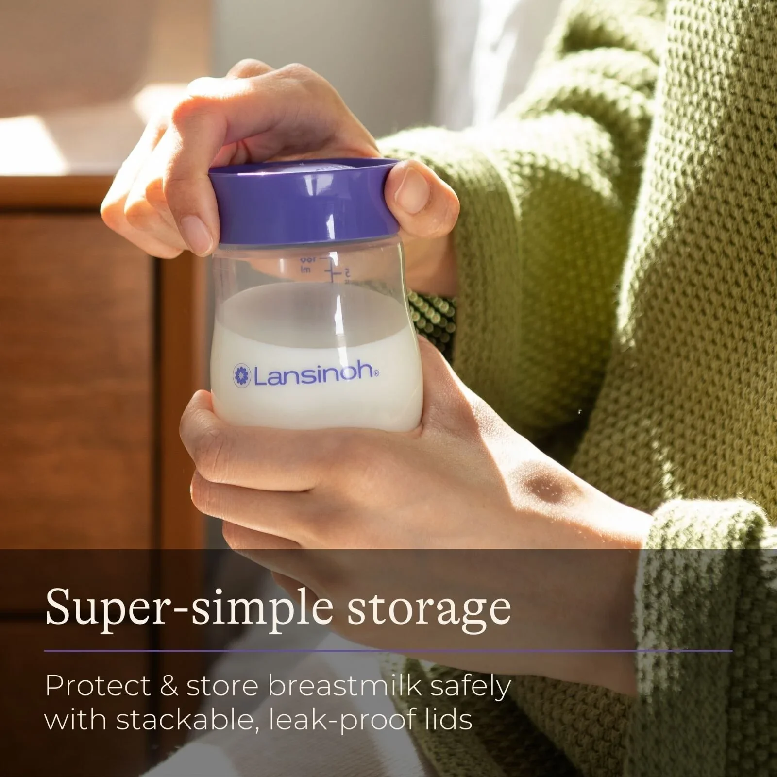 Lansinoh Breastmilk Storage Bottles 4 pcs - Image 3
