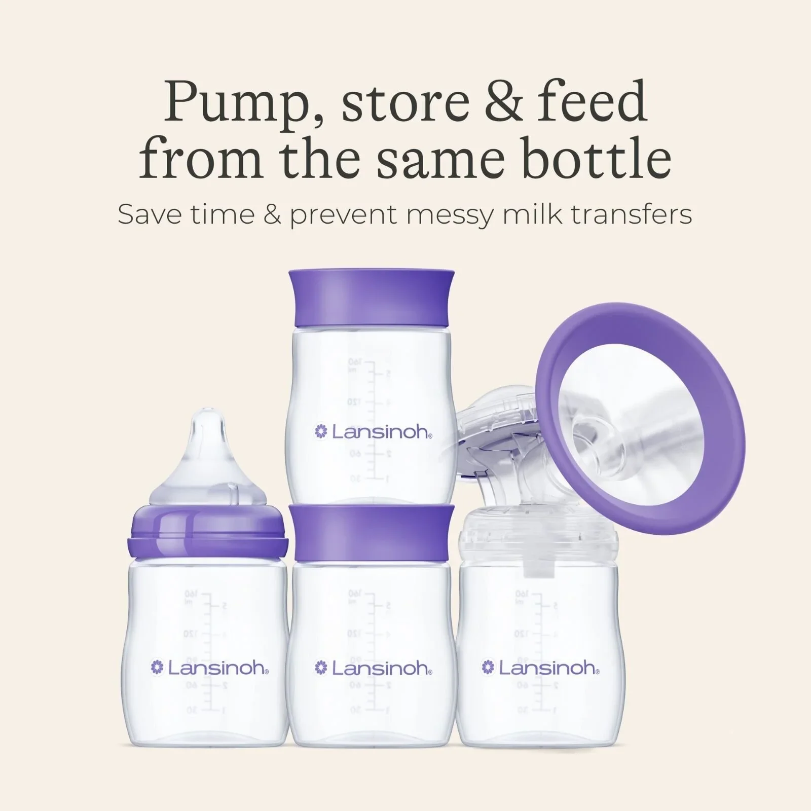 Lansinoh Breastmilk Storage Bottles 4 pcs - Image 6