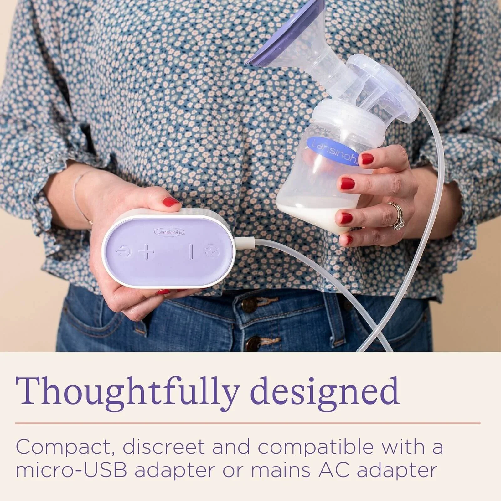 Lansinoh Compact Single Electric Breast Pump - Image 3