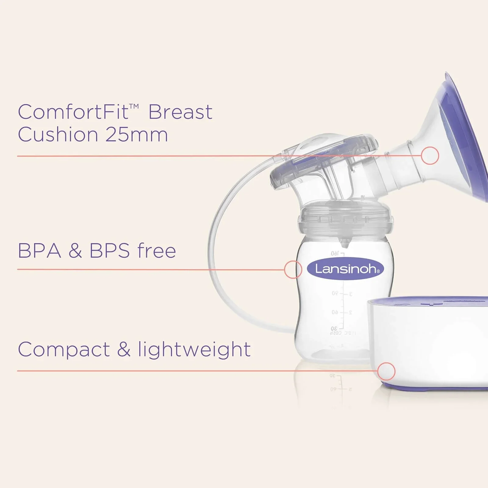 Lansinoh Compact Single Electric Breast Pump - Image 4