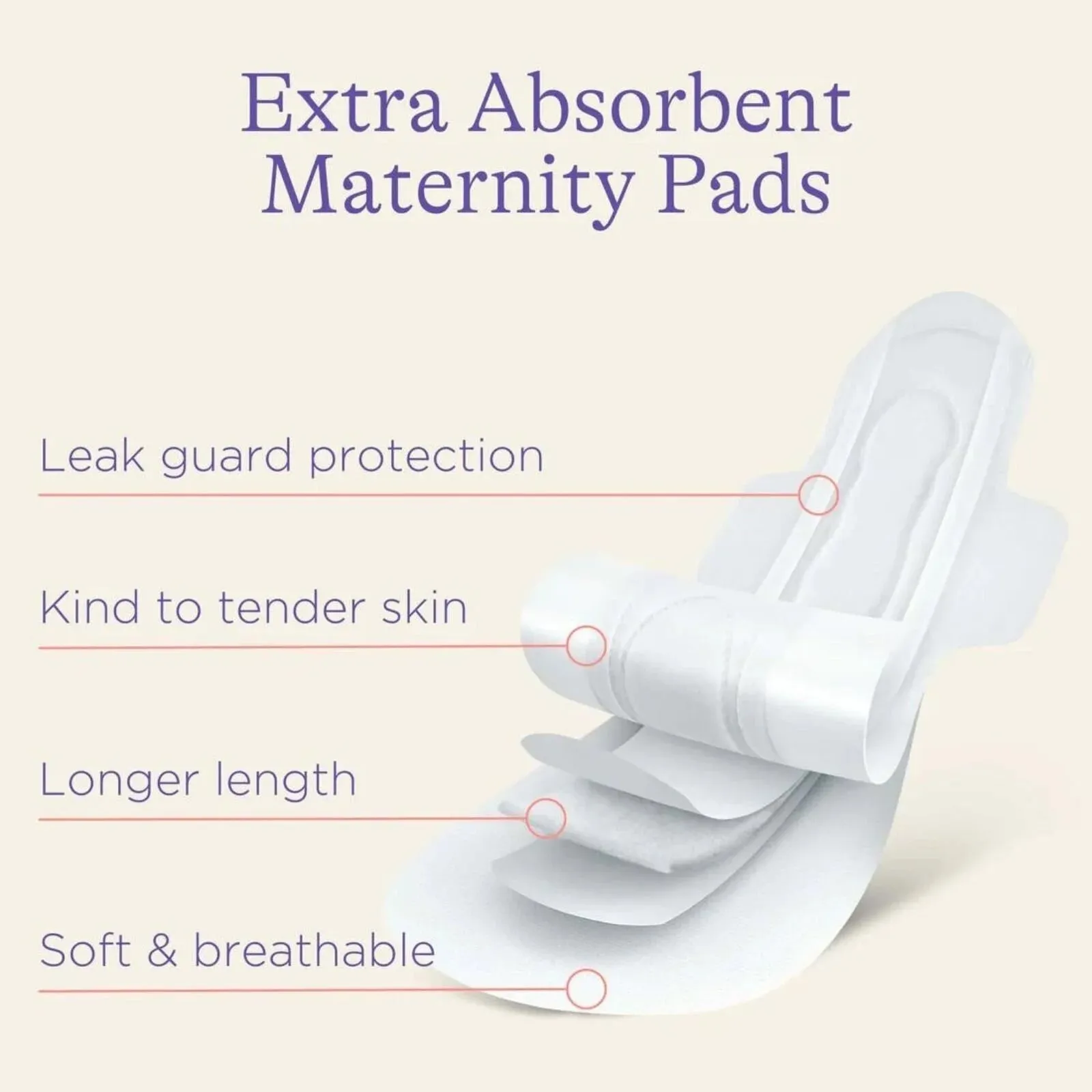 Lansinoh Extra Absorbent Maternity Pads 10 pcs - Image 2