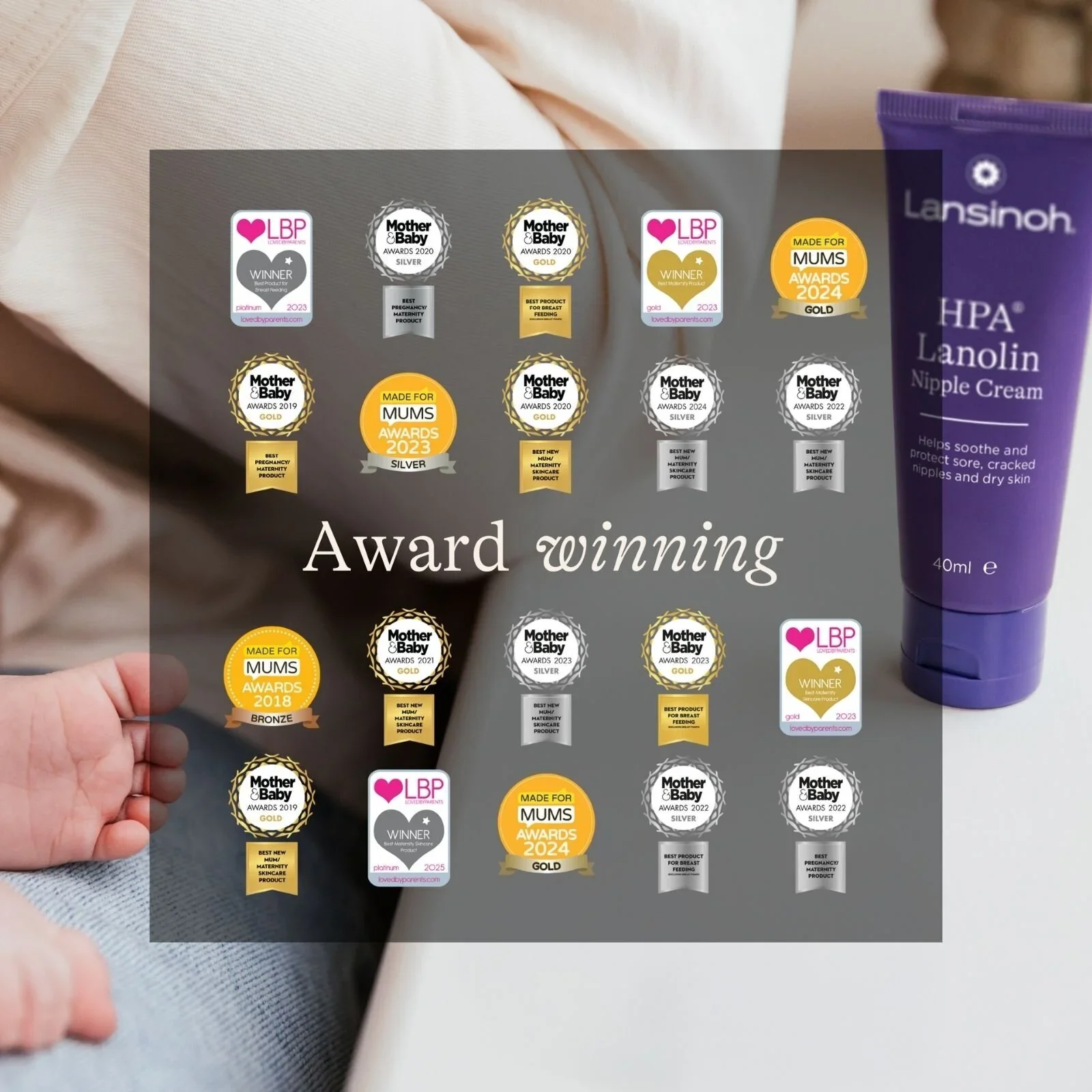 Lansinoh HPA Lanolin Minis Nipple Cream (3x7ml) - Image 7