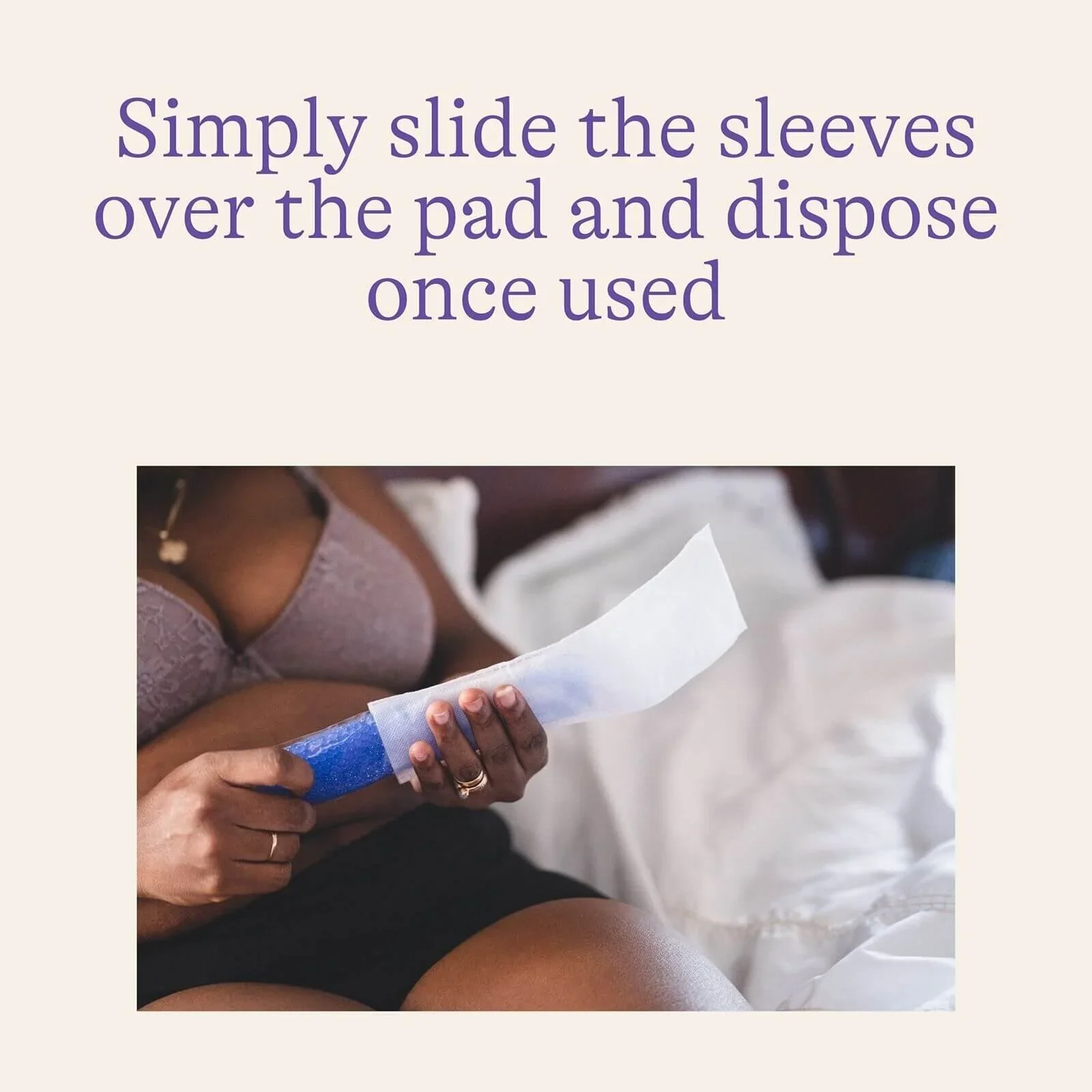 Lansinoh Hygiene Sleeves Refill for Cold & Warm Post-Birth Relief Pads 24 pcs - Image 3