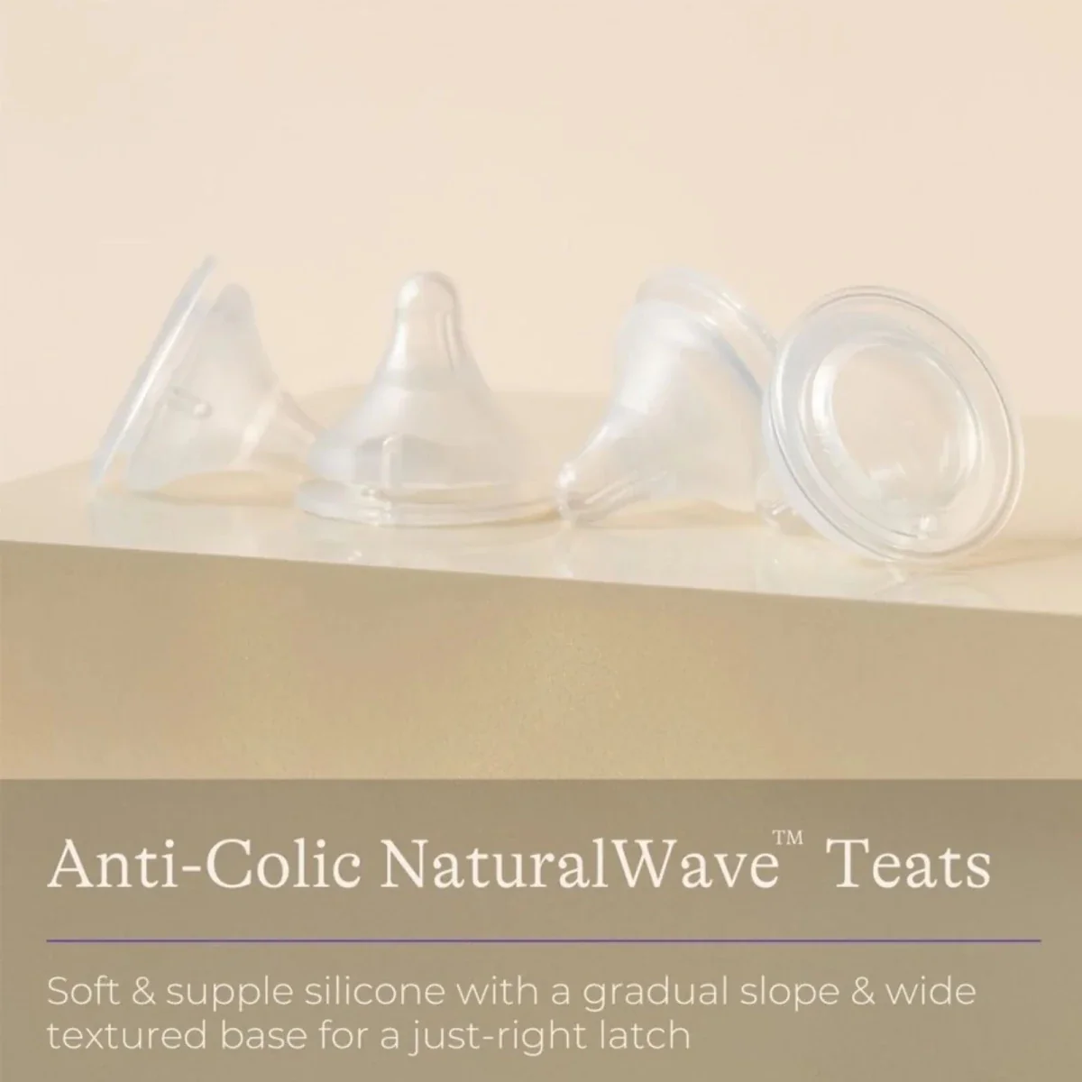 Lansinoh NaturalWave Extra Slow Flow Teats Pack of 2 - Image 3