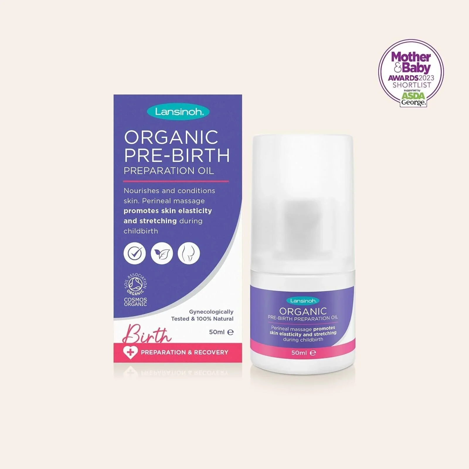 Lansinoh Organic Pre-Birth Preparation Oil 50ml - Image 6