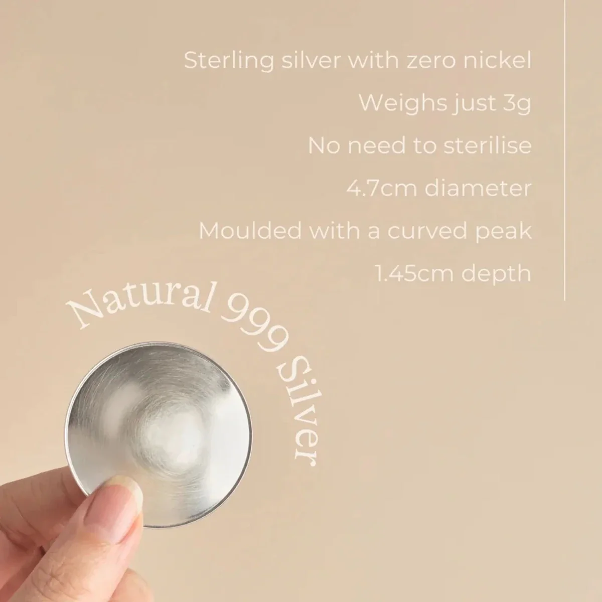 Lansinoh Silver Nursing Cups Pack of 2 - Image 4