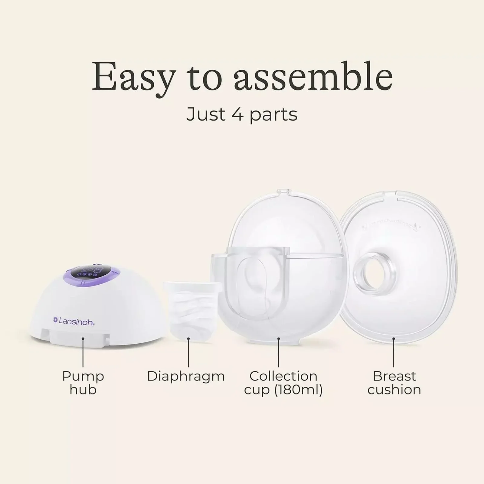 Lansinoh Single Wearable Breast Pump - Image 3