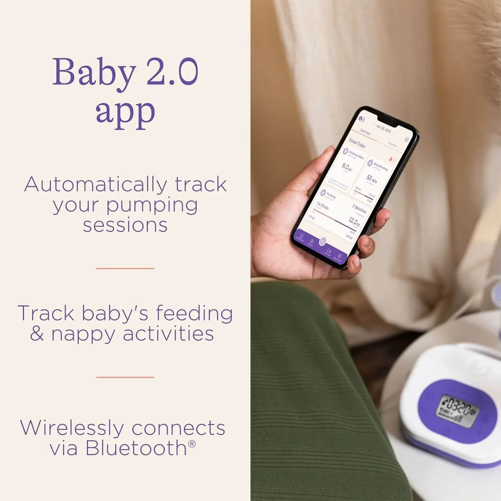 Lansinoh Smart Pump 2.0 Double Electric Breast Pump - Image 3