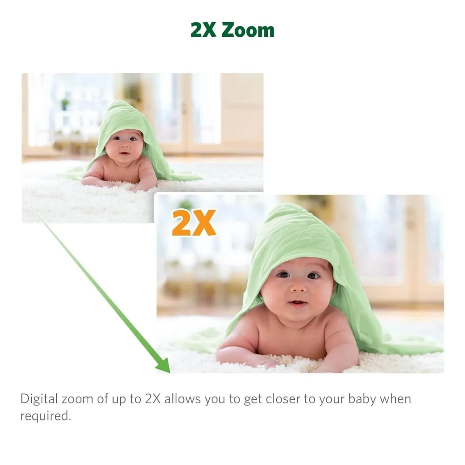 LeapFrog LF2415 5" Night Light Video Monitor - Image 13
