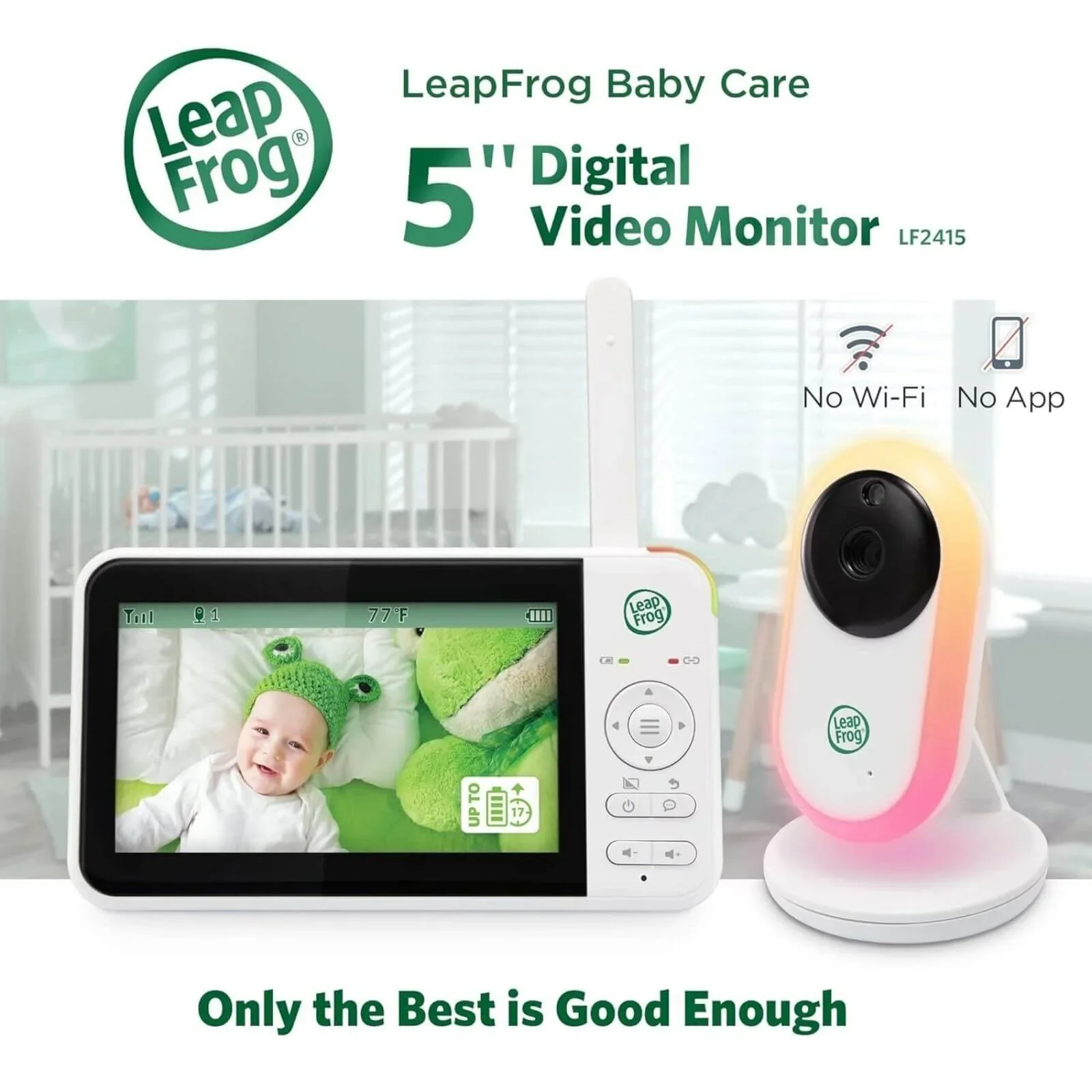 LeapFrog LF2415 5" Night Light Video Monitor - Image 14