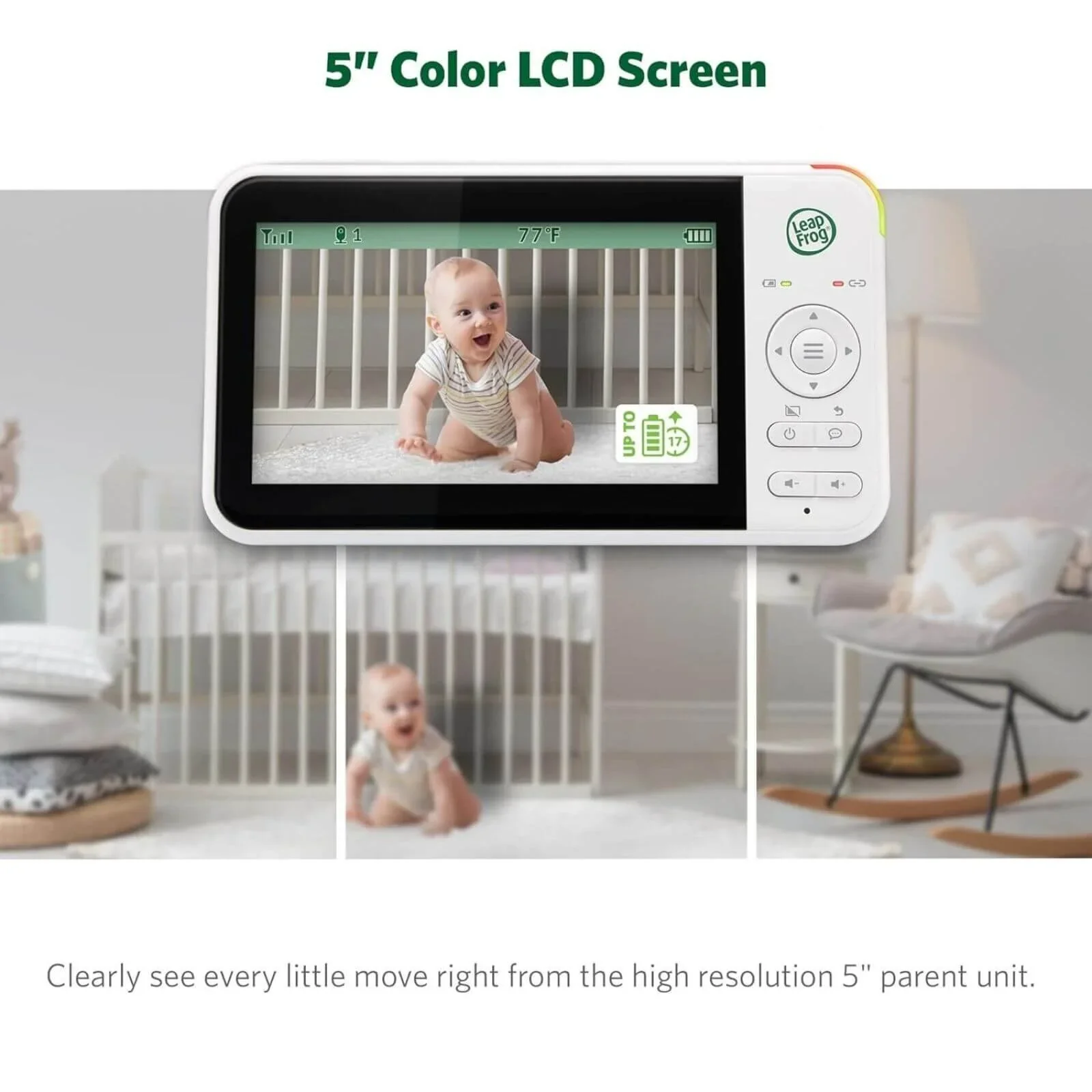 LeapFrog LF2415 5" Night Light Video Monitor - Image 4