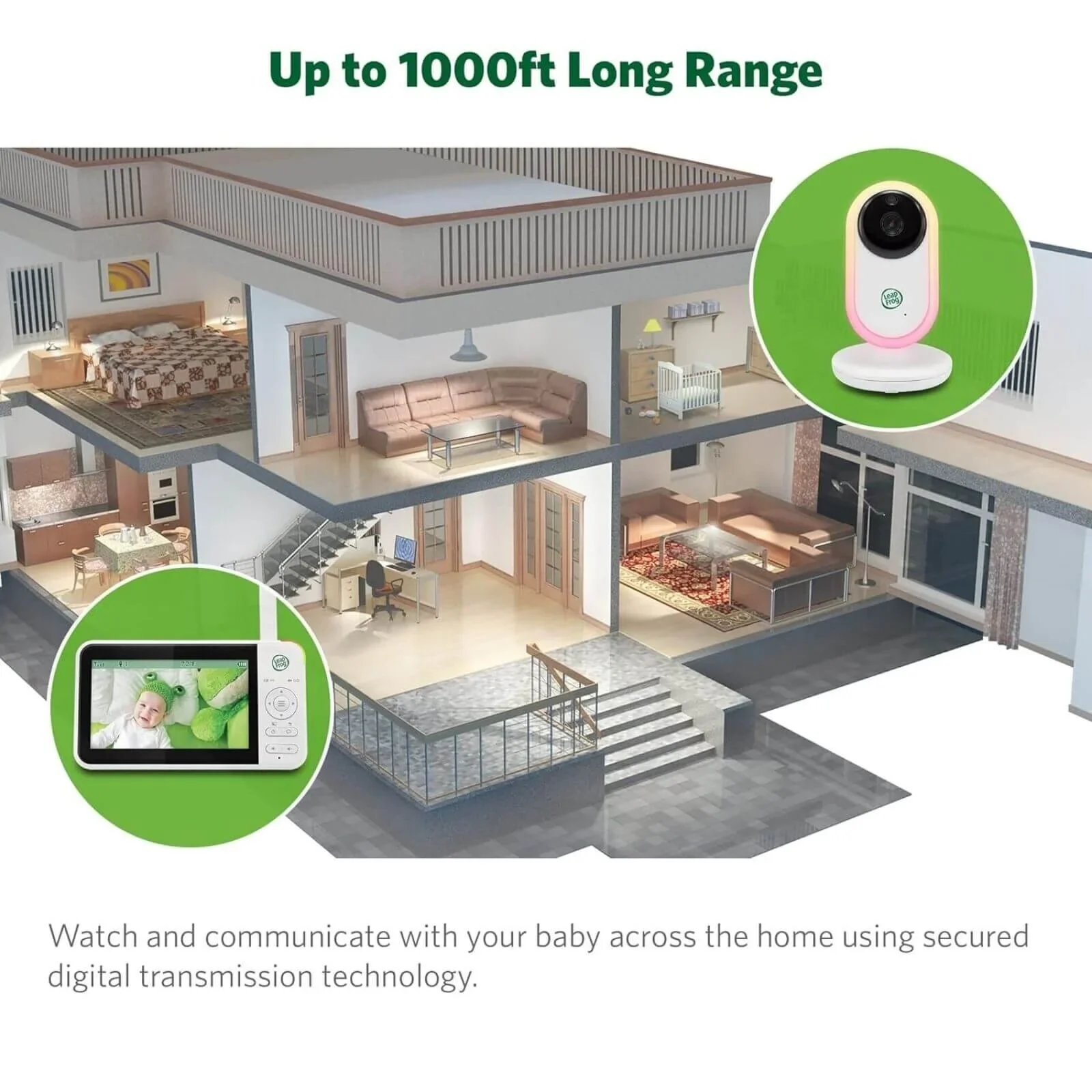 LeapFrog LF2415 5" Night Light Video Monitor - Image 8