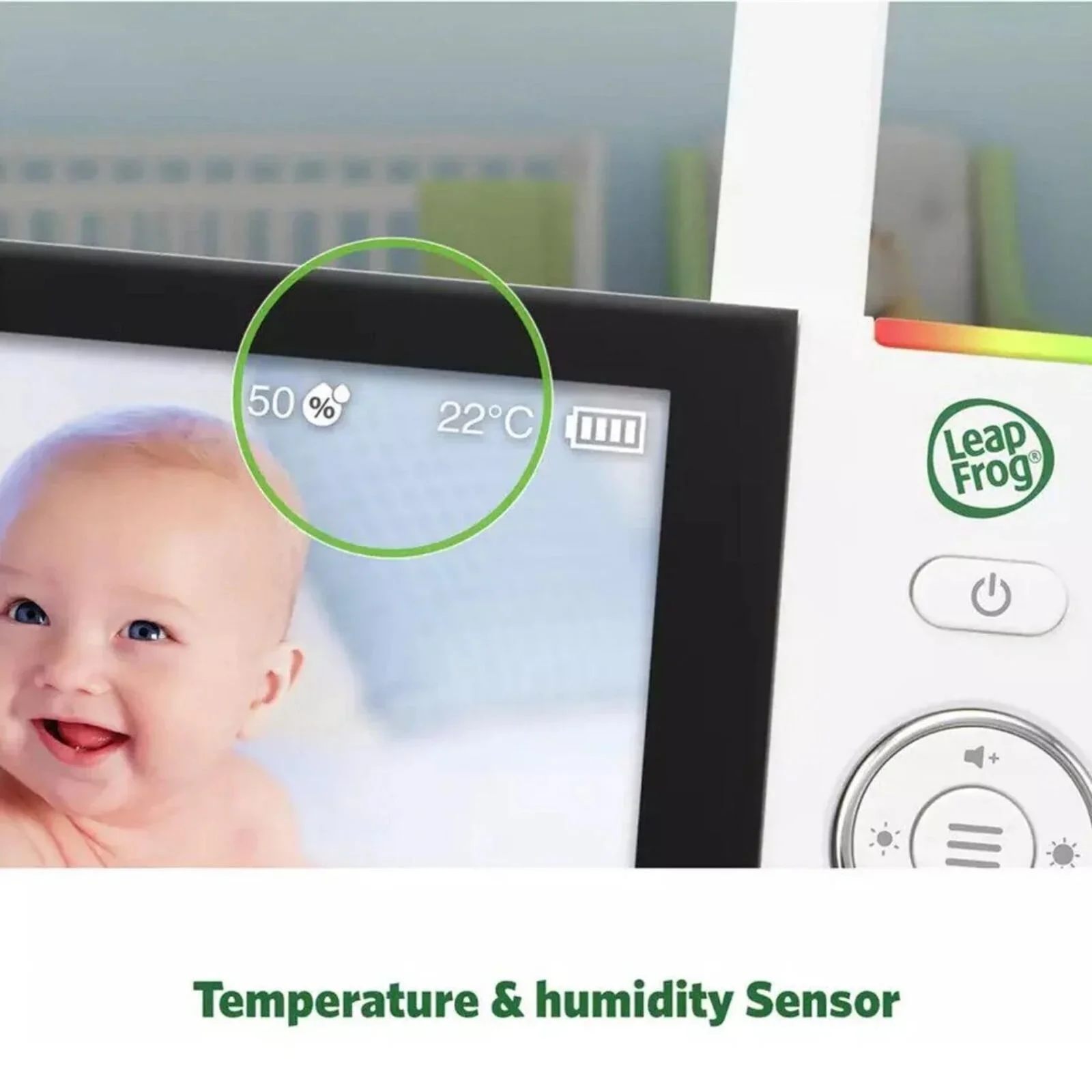 LeapFrog LF2936FHD Touch Screen Wi-Fi Smart Baby Monitor 5.5" 1080p Full HD Colour Display - Image 6