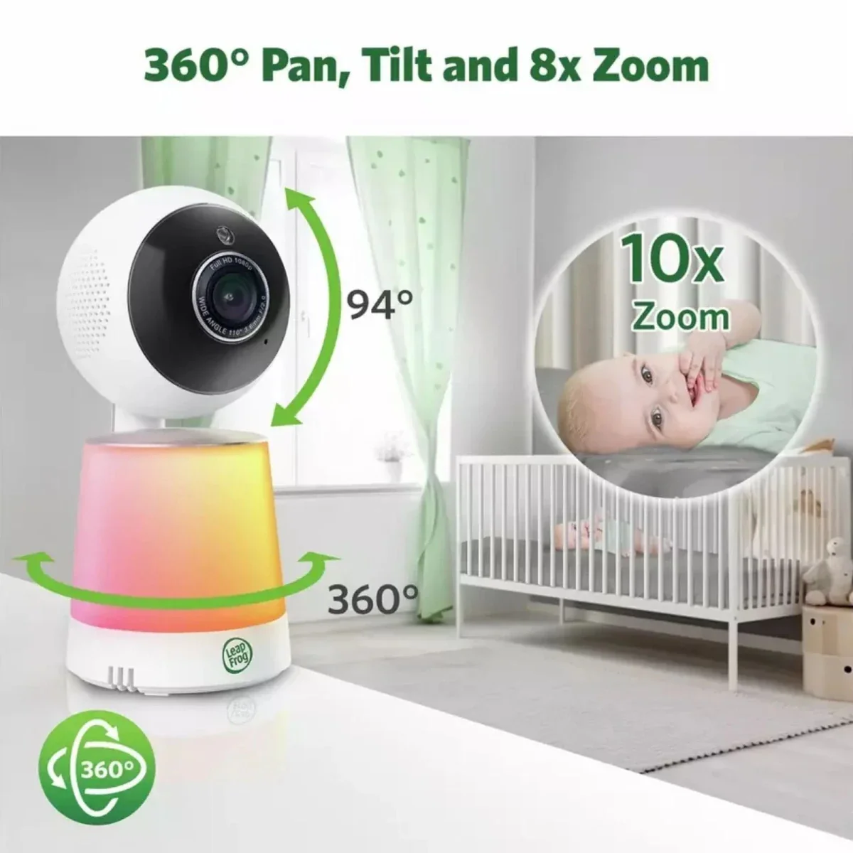 LeapFrog LF4915HD 5" Wi-Fi Pan & Tilt Monitor - Image 4