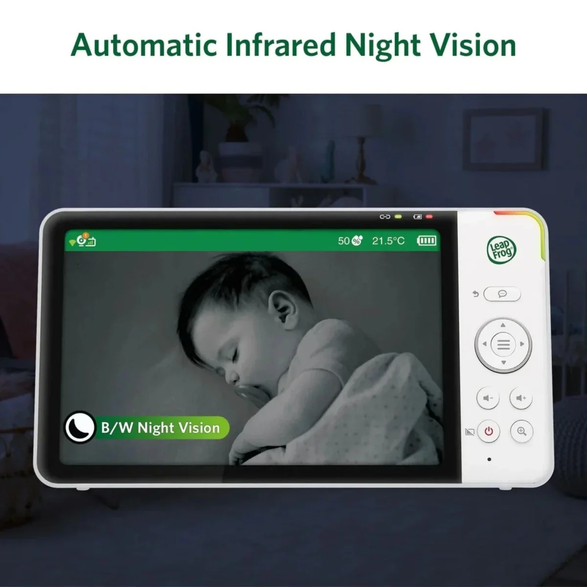 LeapFrog LF5817HD 7" Wi-Fi Smart Video Baby Monitor - Image 11