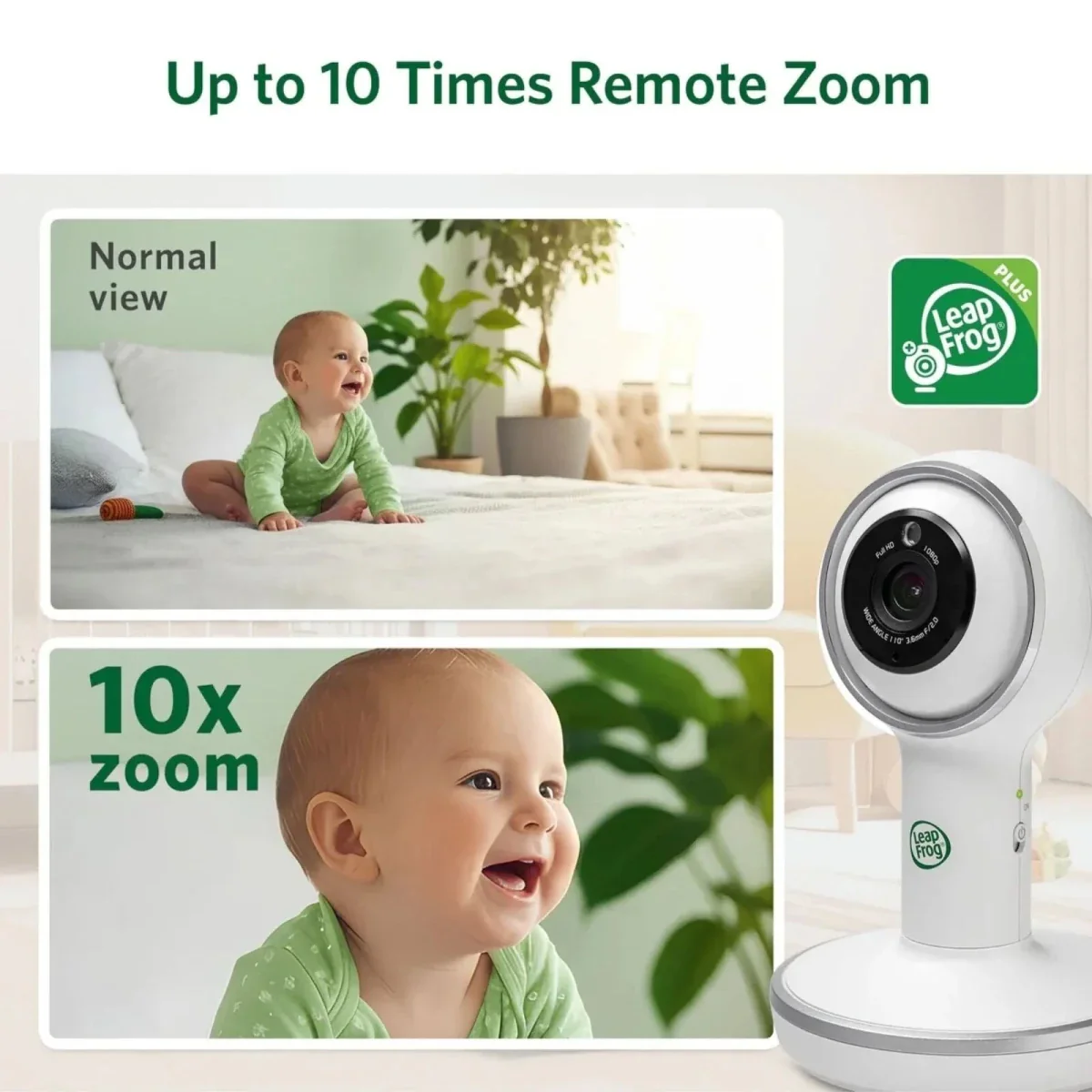 LeapFrog LF5817HD 7" Wi-Fi Smart Video Baby Monitor - Image 6