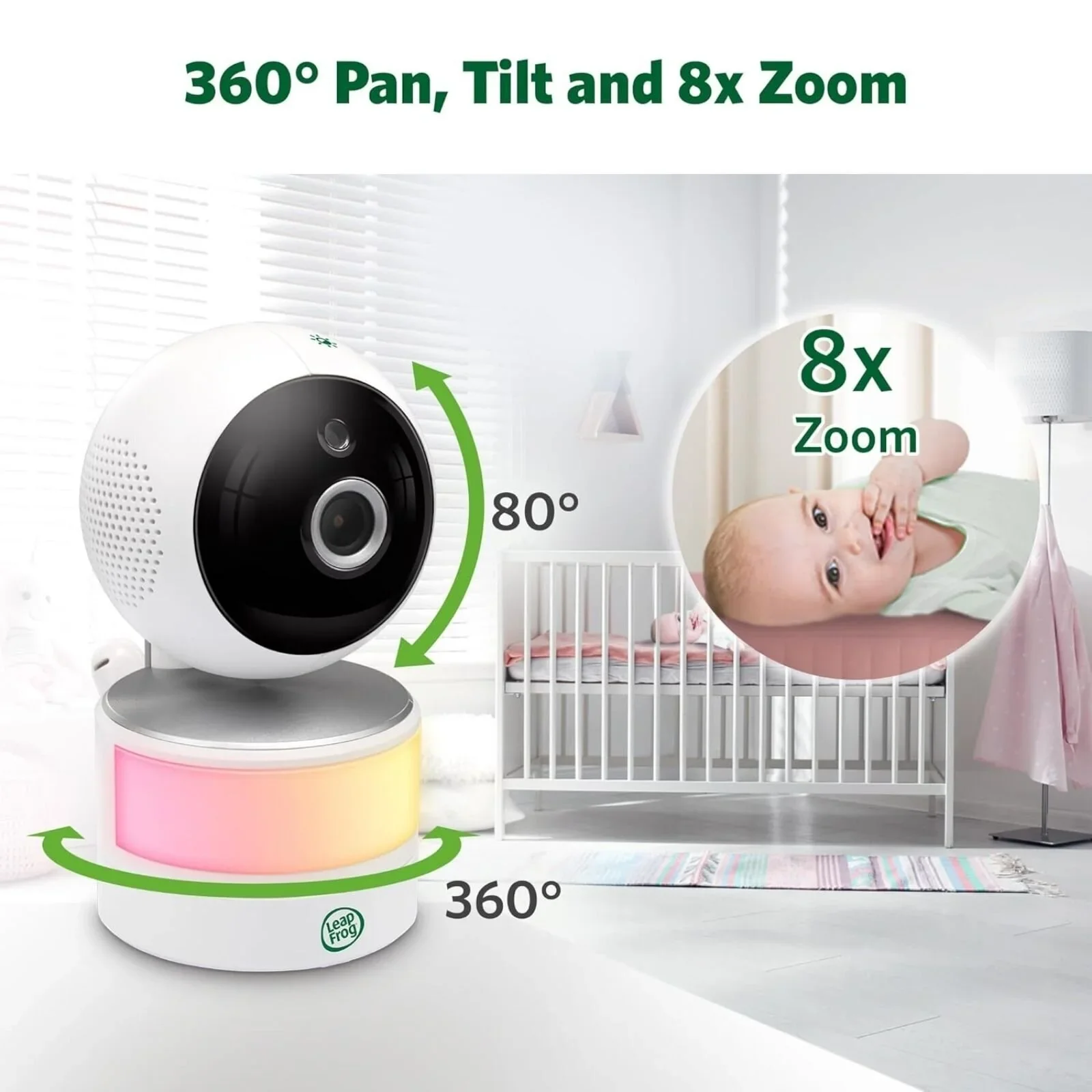 LeapFrog LF920HD 7" HD Video Baby Monitor - Image 7