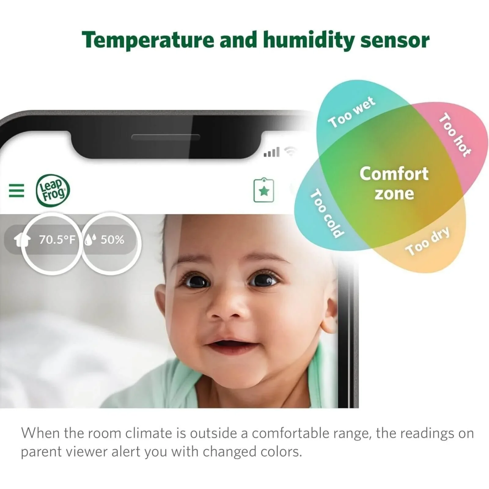 LeapFrog LF1911HD WiFi Standalone Video Baby Monitor - Image 11