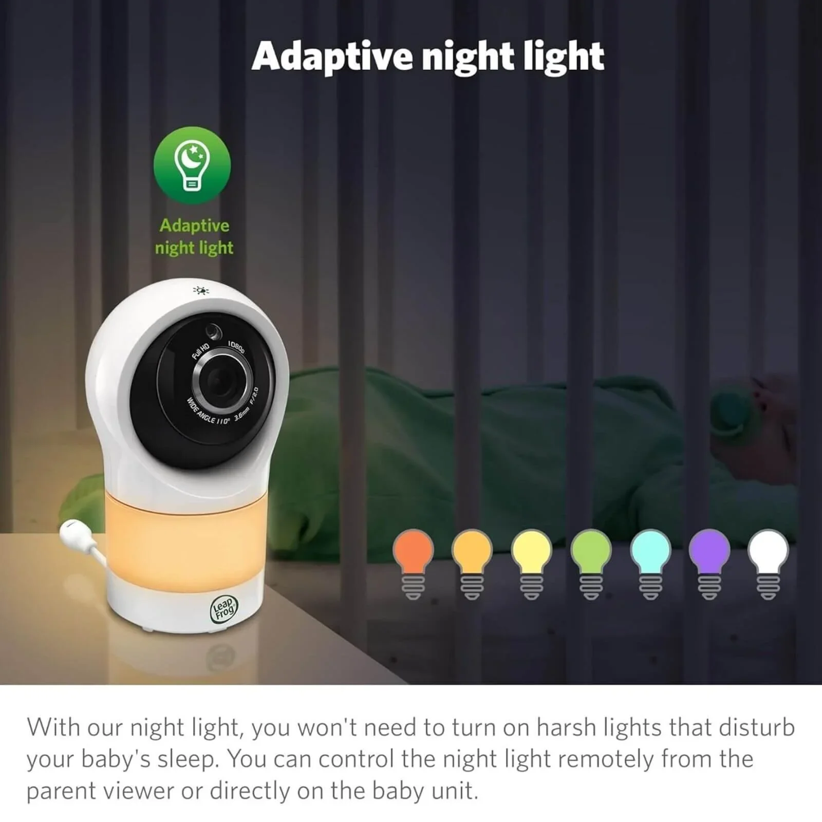 LeapFrog LF1911HD WiFi Standalone Video Baby Monitor - Image 4