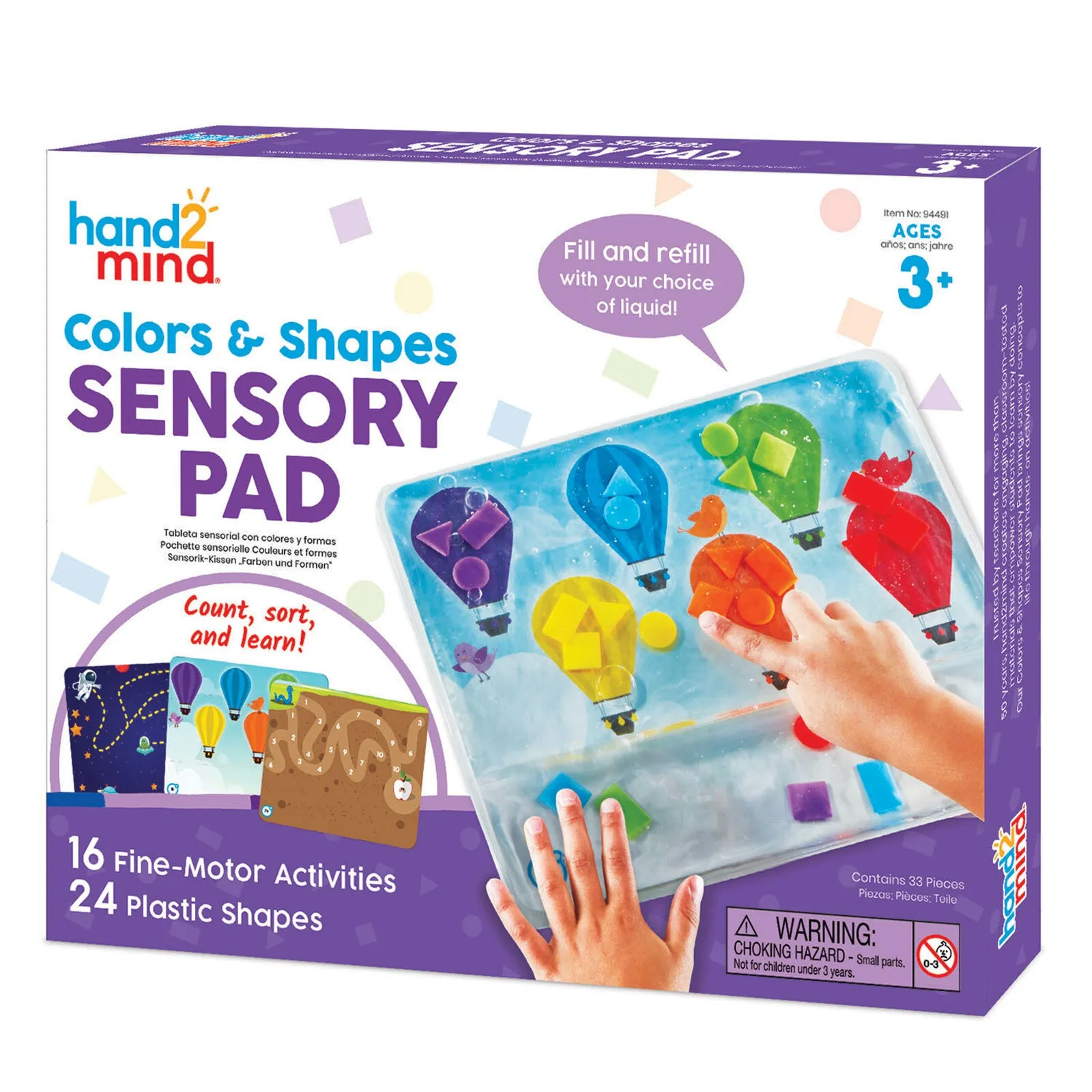 Learning Resources Colours & Shapes Sensory Pad - Image 3