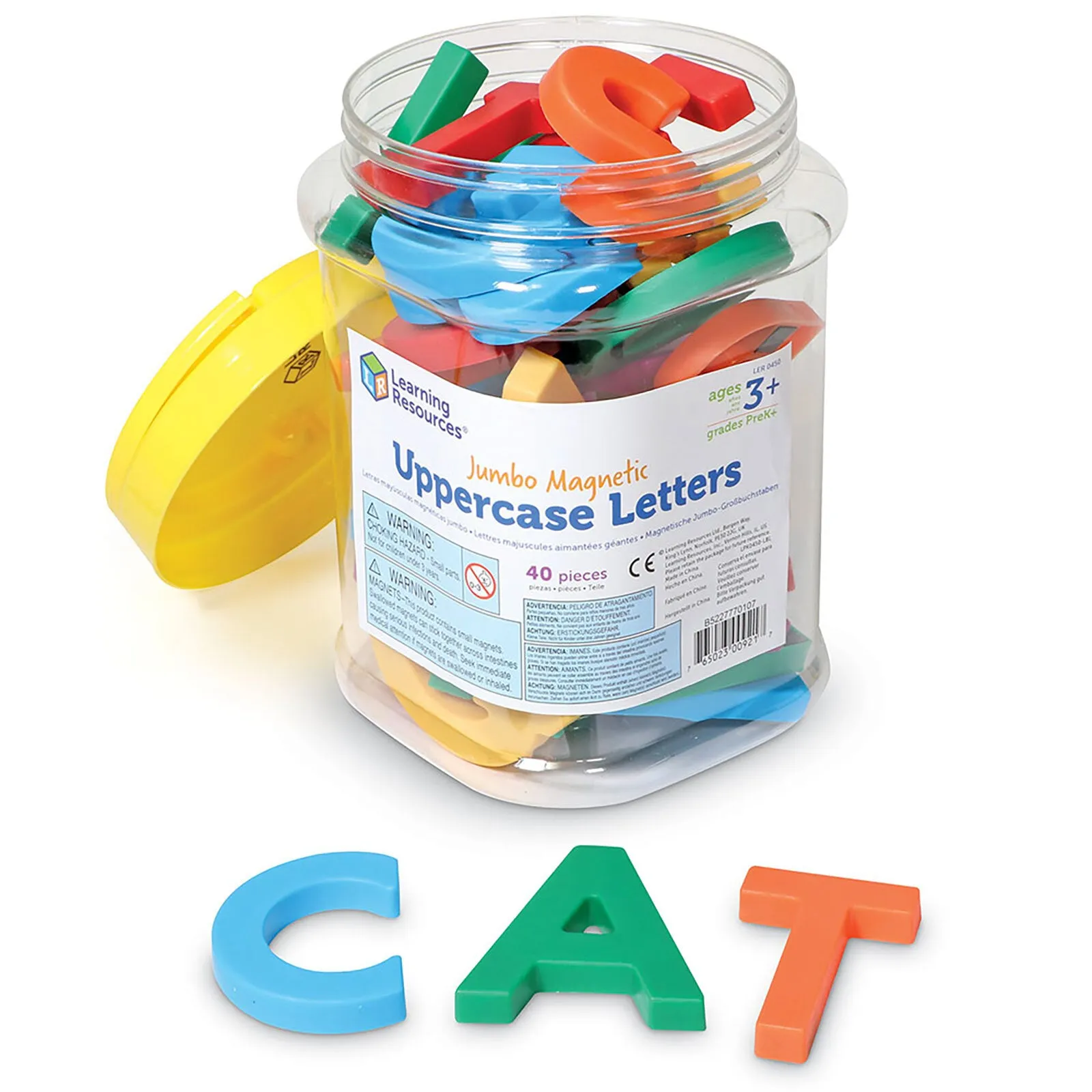 Learning Resources Jumbo Magnetic Uppercase Letters 40 pcs - Image 4