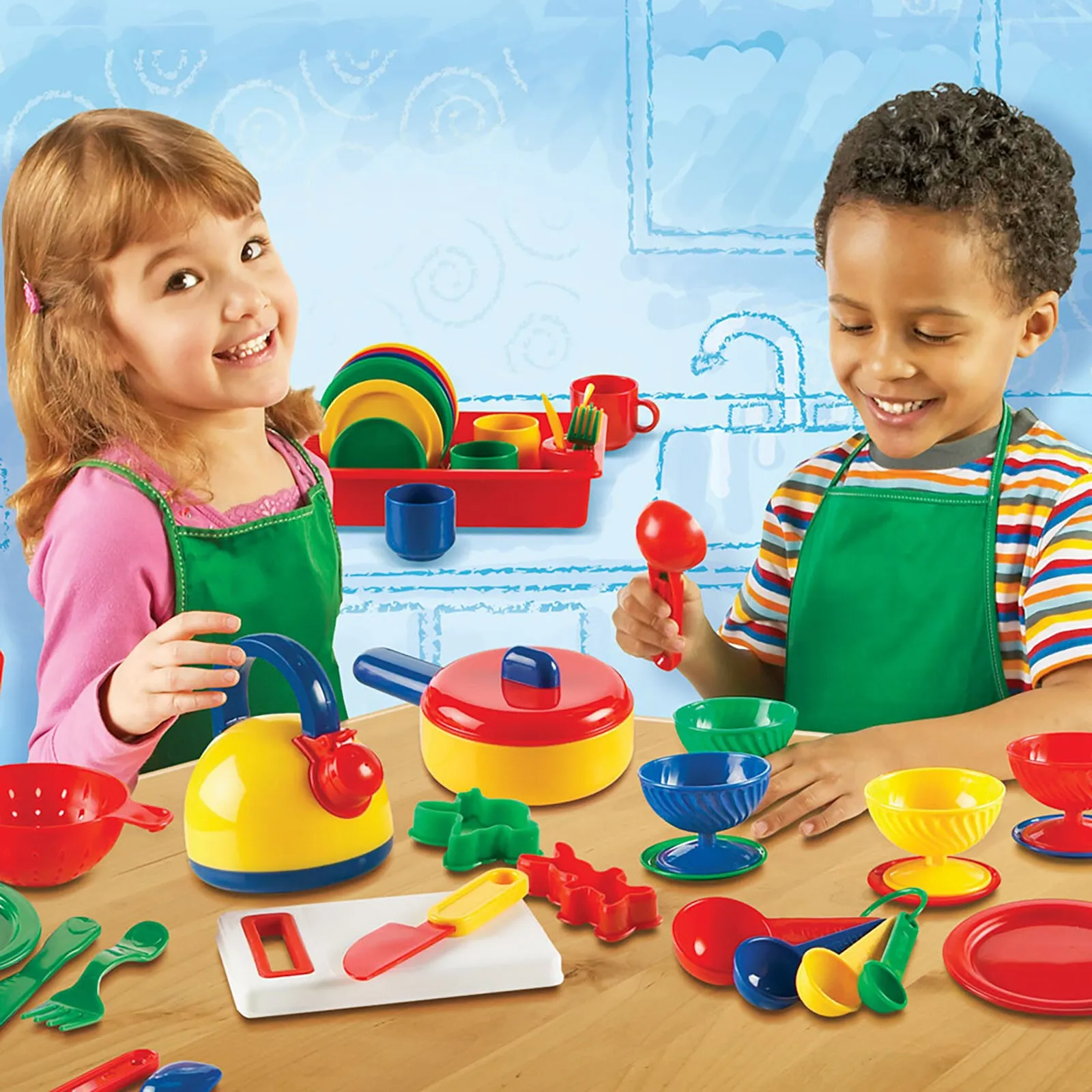 Learning Resources Pretend & Play Great Value Kitchen Set - Image 7