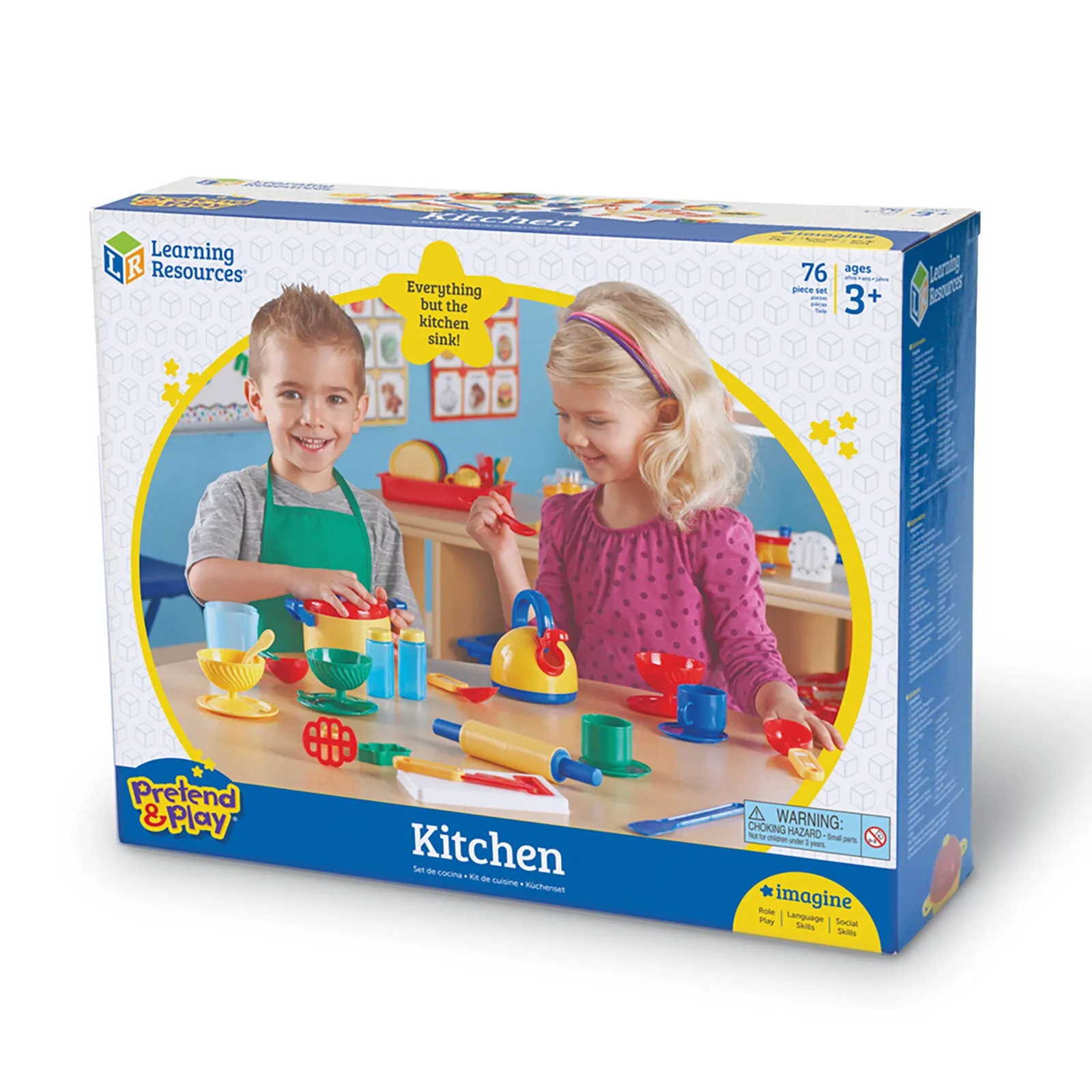 Learning Resources Pretend & Play Great Value Kitchen Set - Image 9