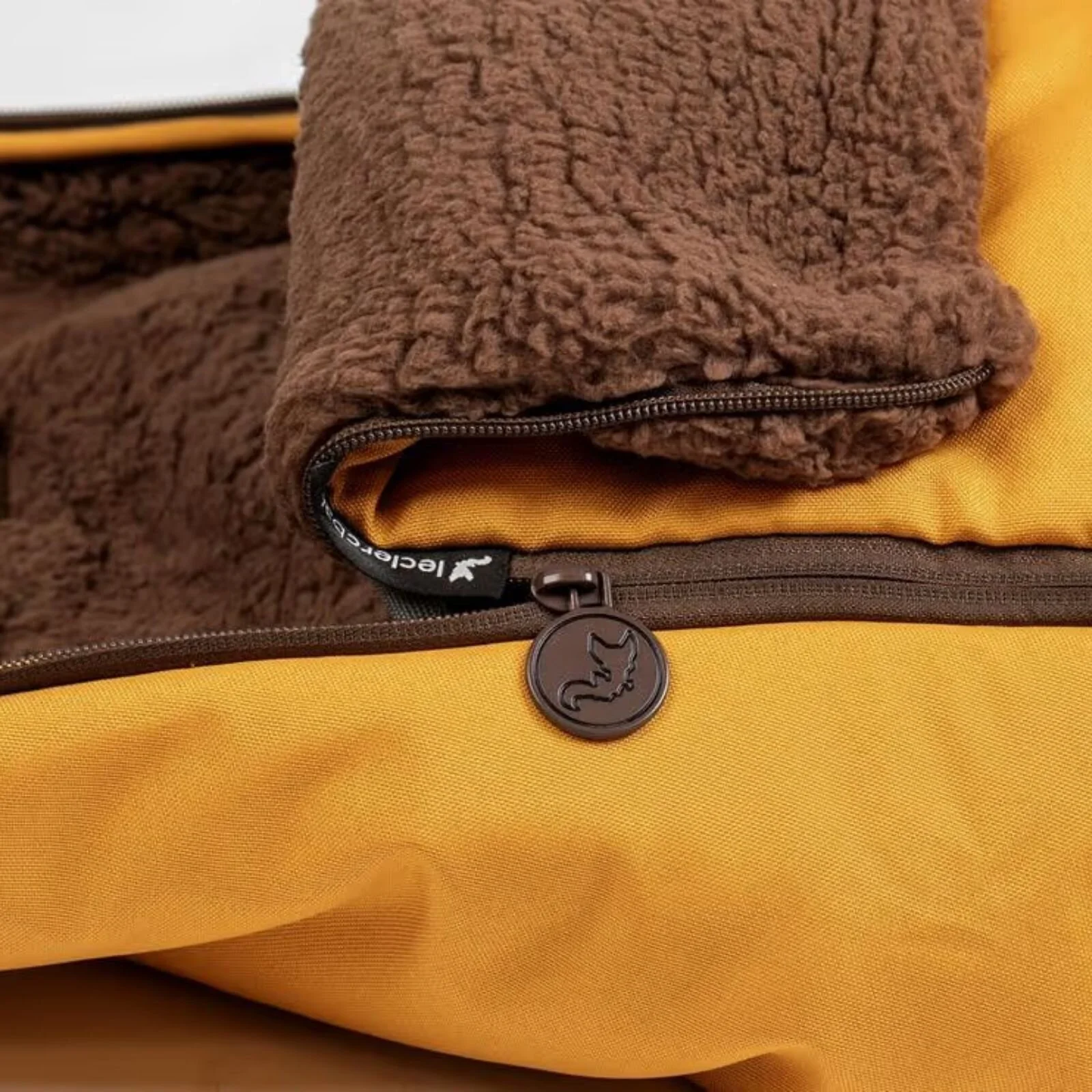 Leclerc Baby Influencer Air Footmuff Teddy - Golden Mustard - Image 4
