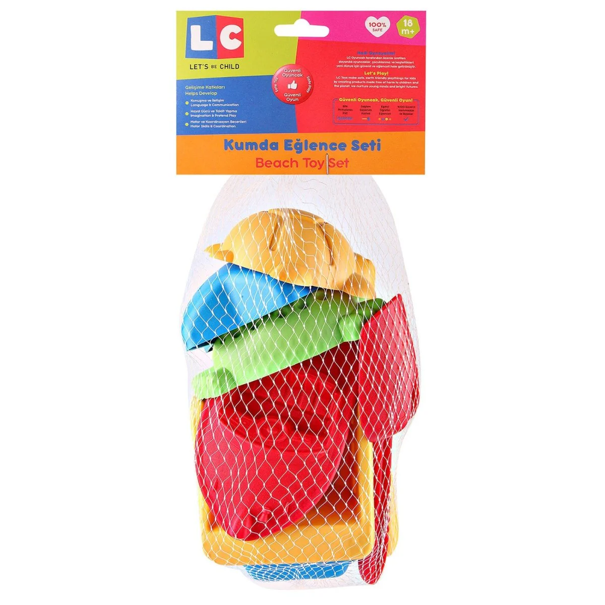 Let's Be Child Net Truck & Beach Set Assorted 7 pcs - Image 3