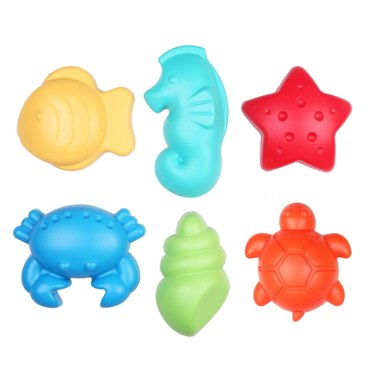 Let's Be Child Sand Mold Sea Animals 6 pcs Assorted - Image 5