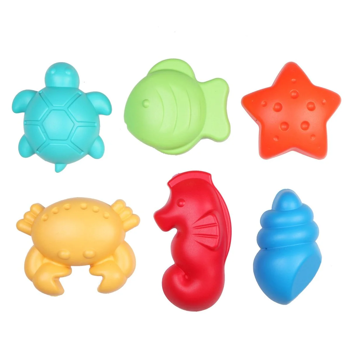 Let's Be Child Sand Mold Sea Animals 6 pcs Assorted - Image 6