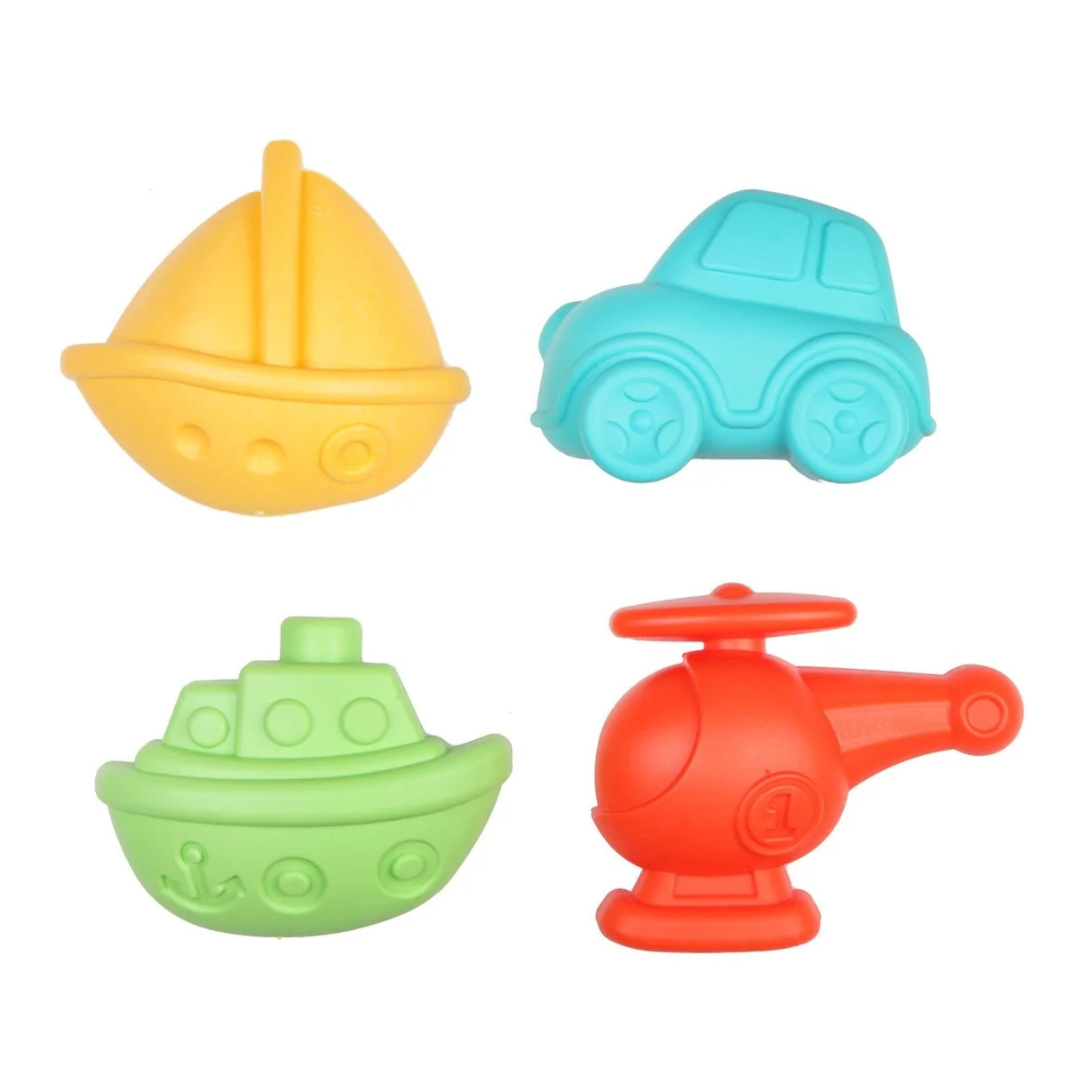 Let's Be Child Sand Mold - Vehicles 4 pcs Assorted - Image 3