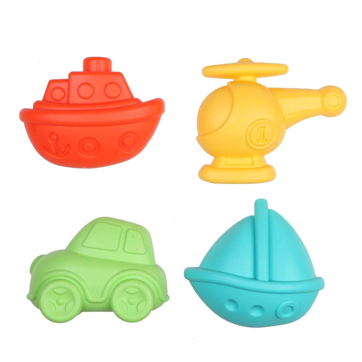 Let's Be Child Sand Mold - Vehicles 4 pcs Assorted - Image 4
