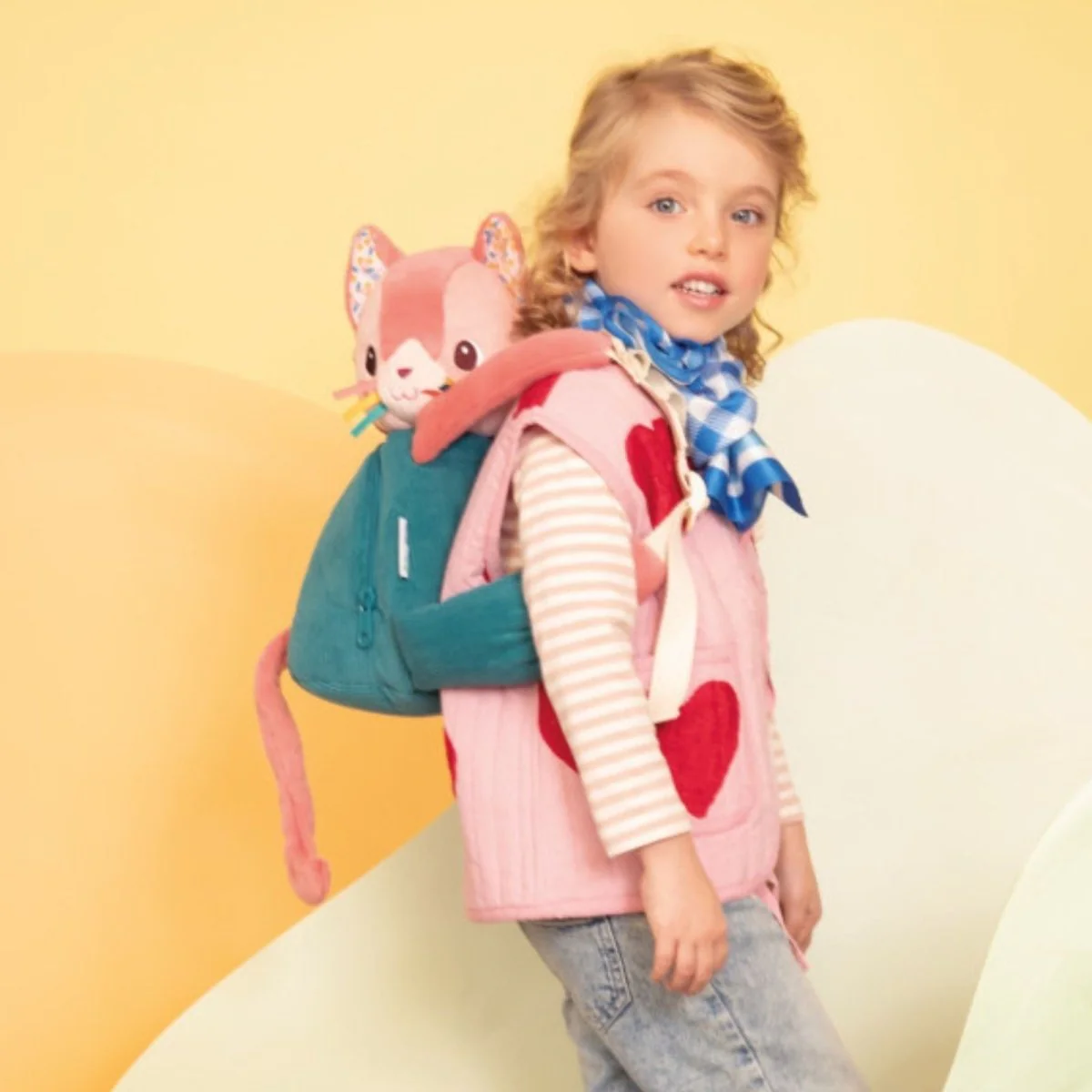 Lilliputiens Plush Backpack - Cat Jeanne - Image 6