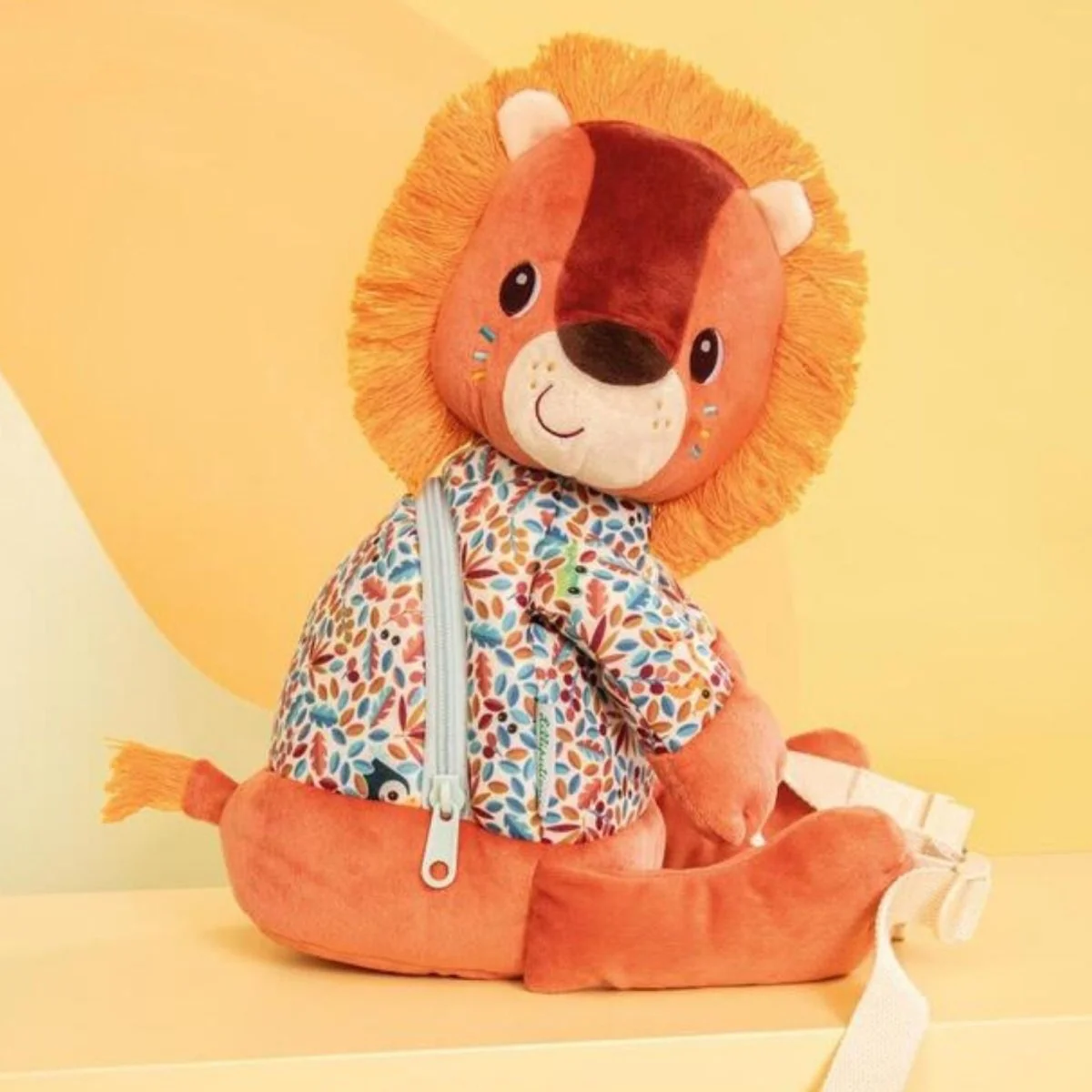 Lilliputiens Plush Backpack - Lion Jack - Image 3