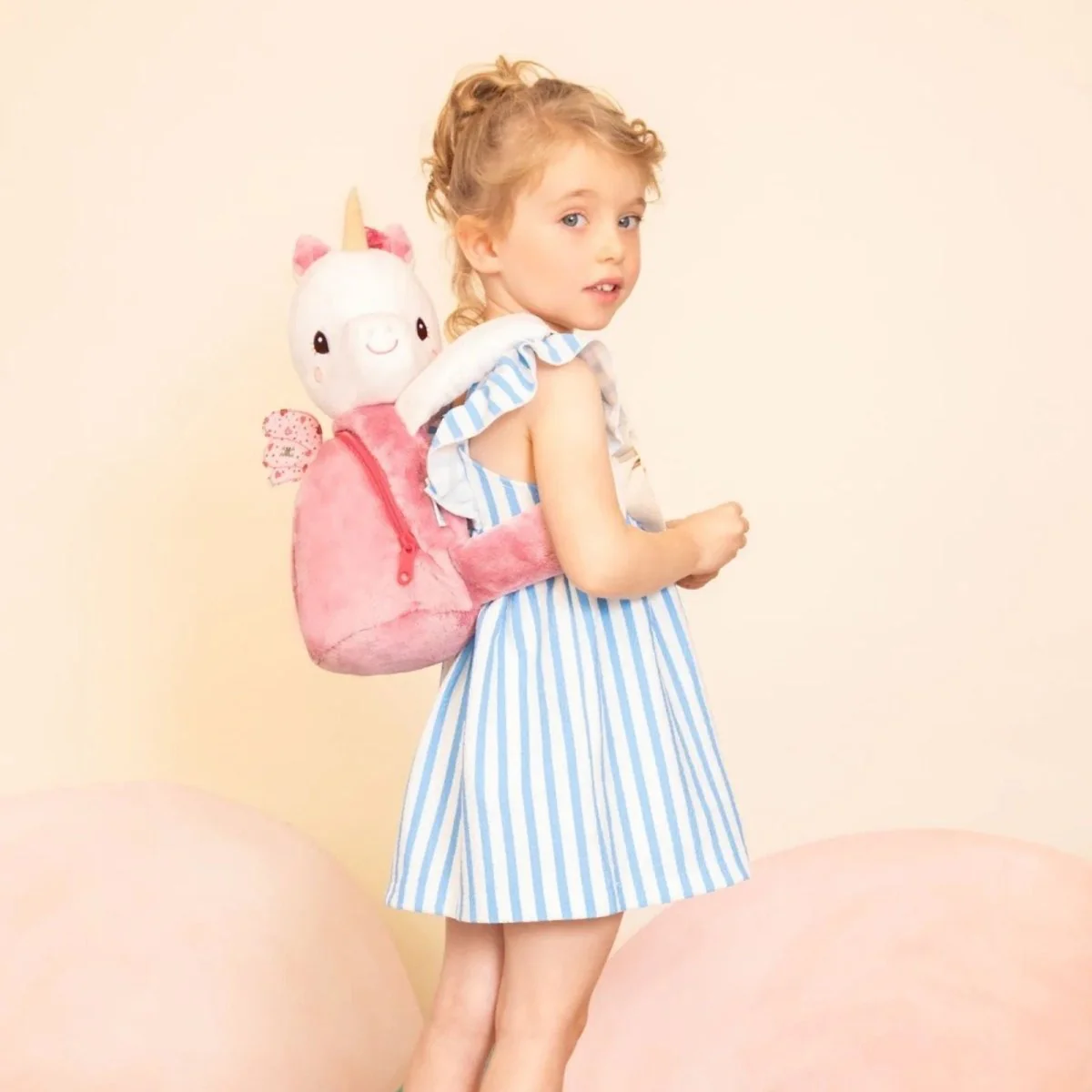Lilliputiens Plush Backpack - Unicorn Lena - Image 5