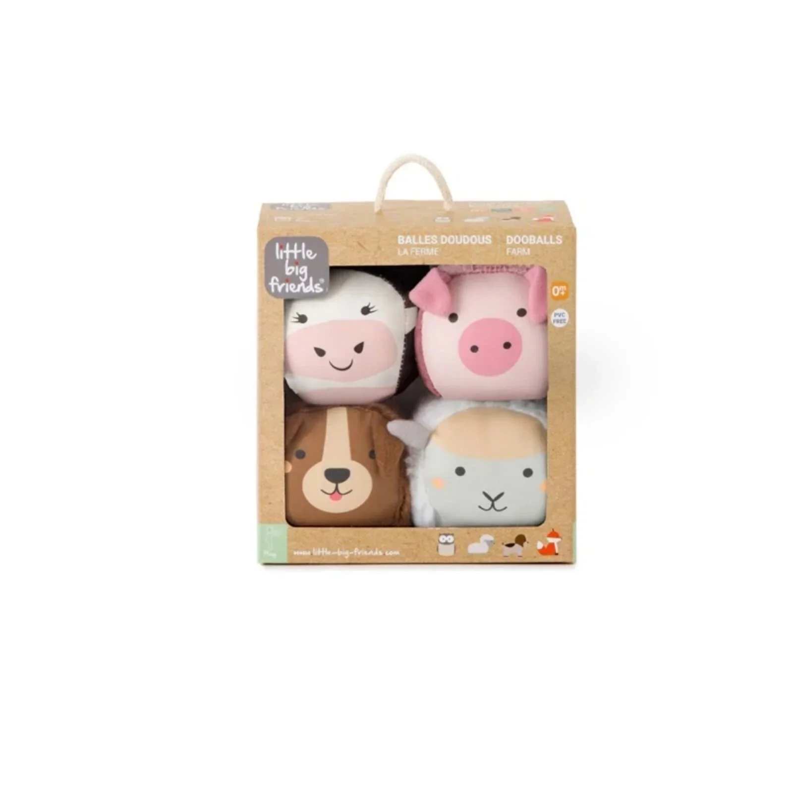 Little Big Friends Dooballs Farm Set 4 pcs - Image 5