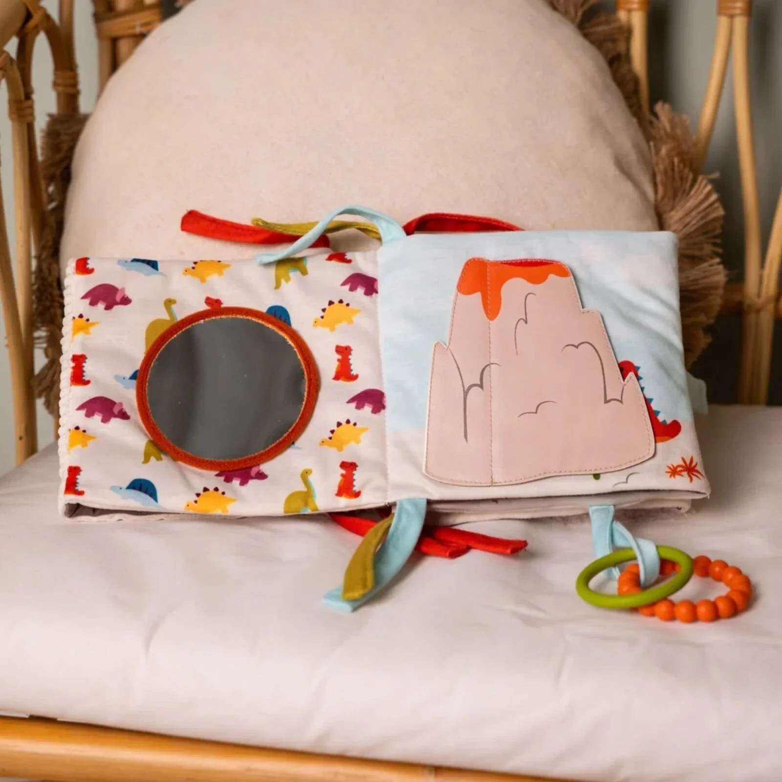 Little Big Friends Soft Activity Book 2-in-1 - Dino - Image 2